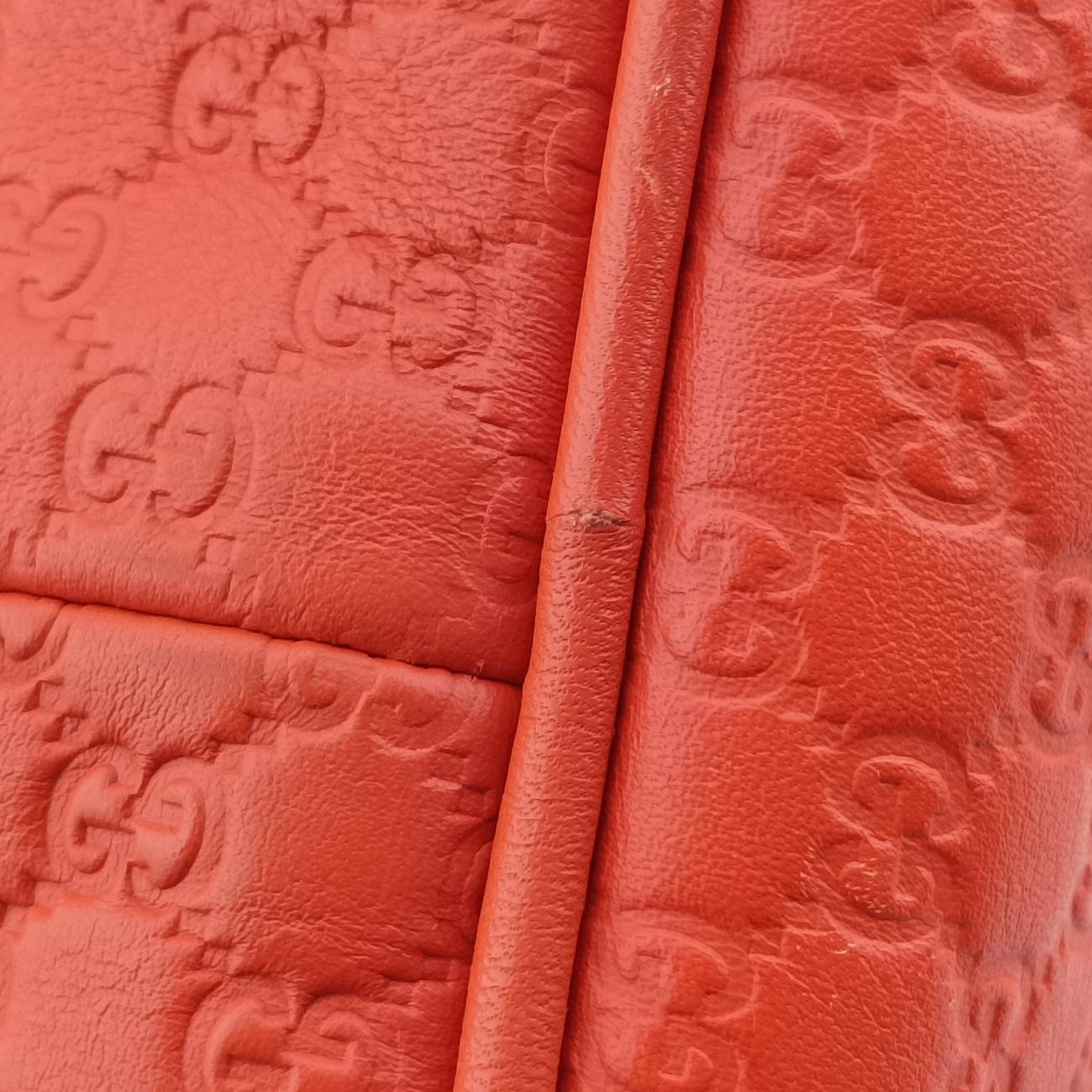 Pre-owned Gucci Microguccissima Orange Leather 449646 shoulderbag | stylenewstar