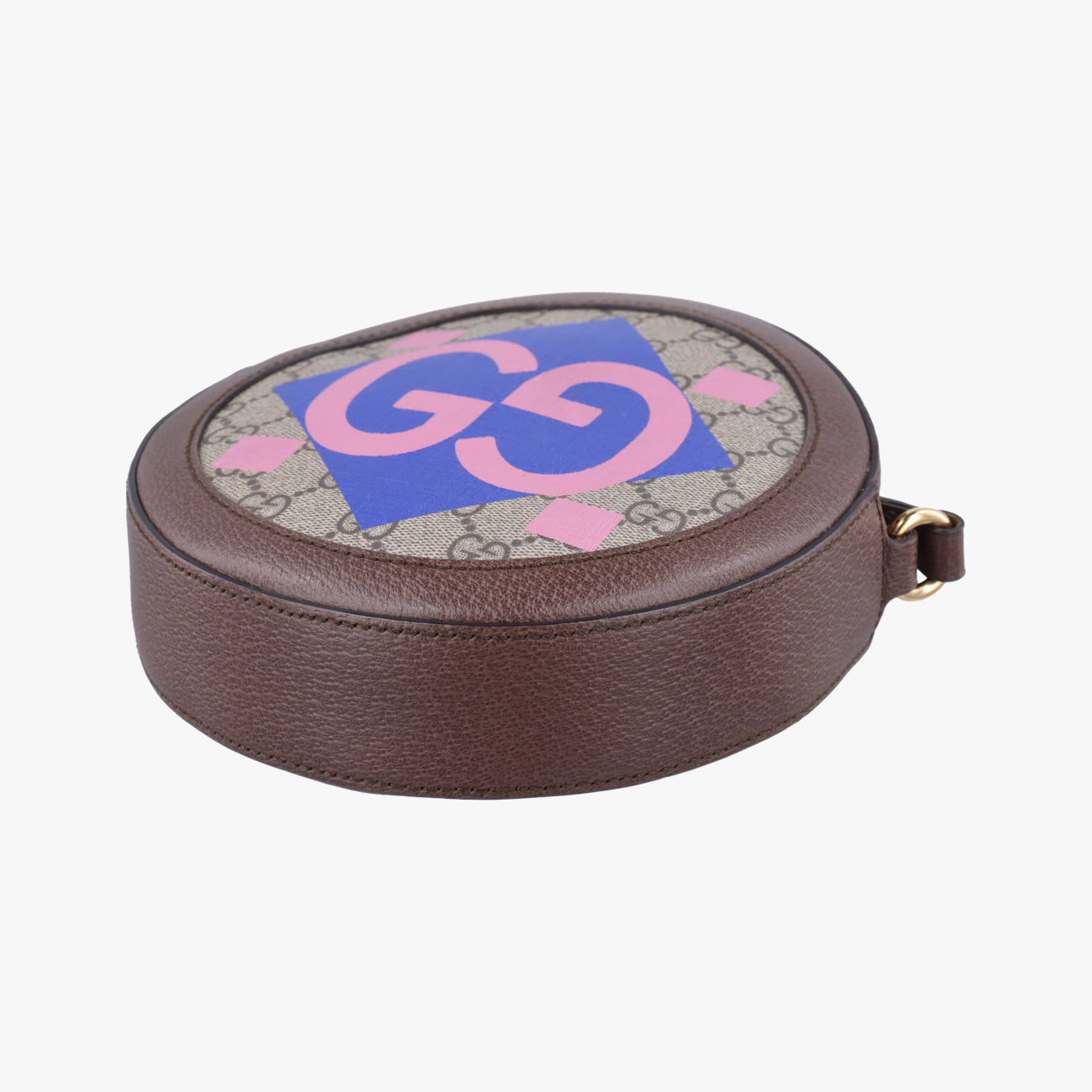 Secondhand Gucci Ophidia Brown×beige×Multicolour PVC coated canvas x leather 574978 shoulderbag | stylenewstar