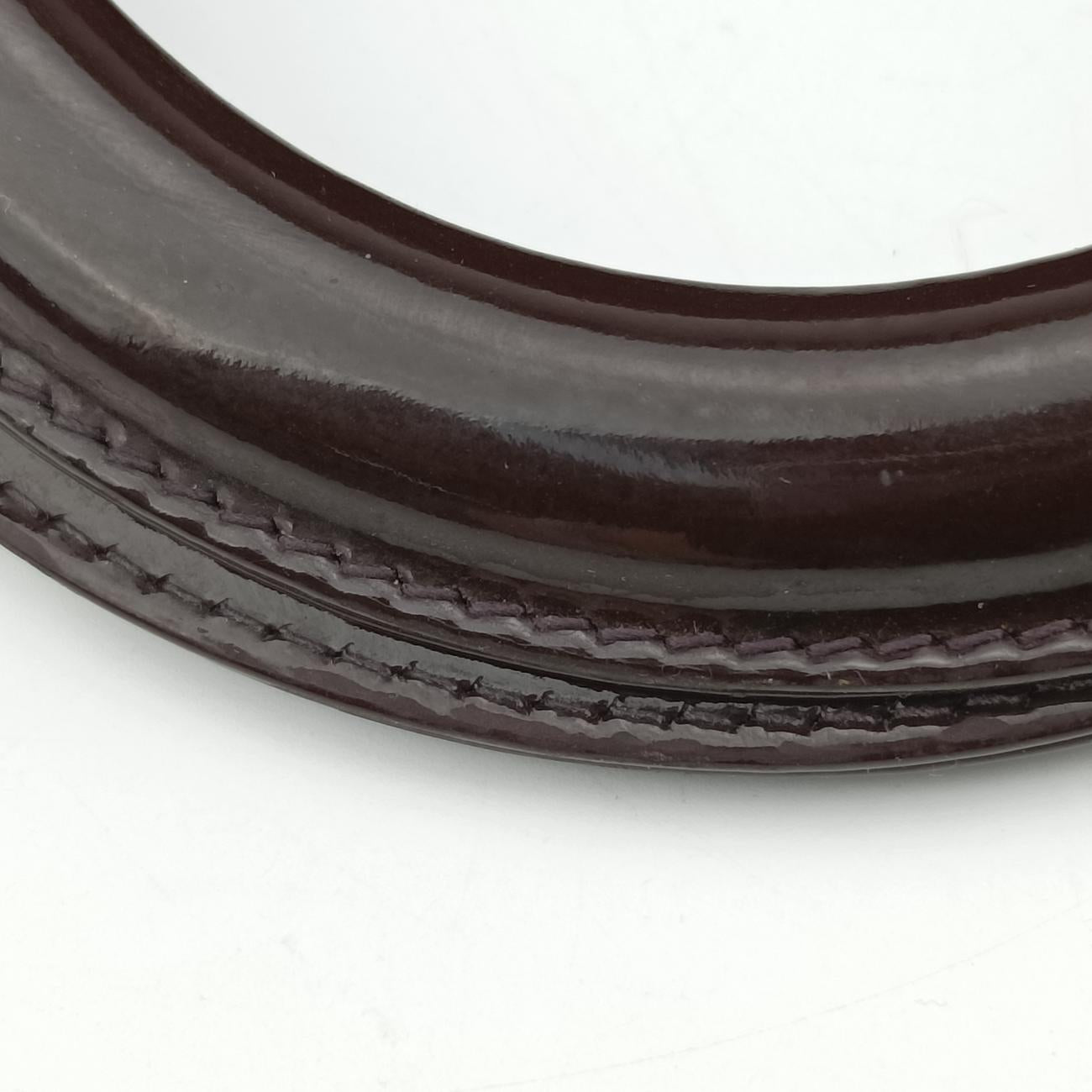 Pre-owned Christian Dior Lady Dior Purple patent  shoulderbag | stylenewstar