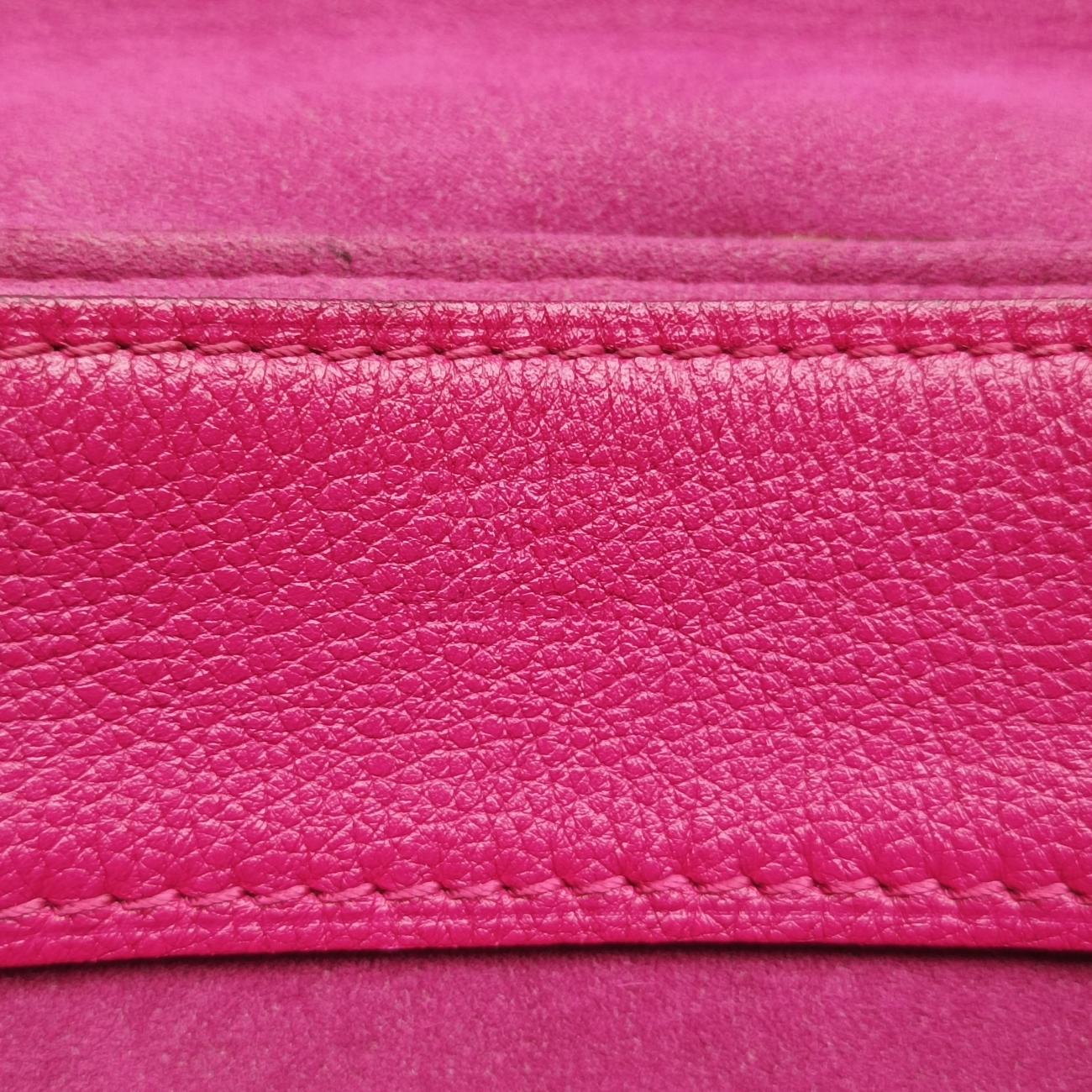 Secondhand Louis Vuitton PALLAS chain brown×Aurore Monogram Canvas×calf leather M41200 shoulderbag | stylenewstar