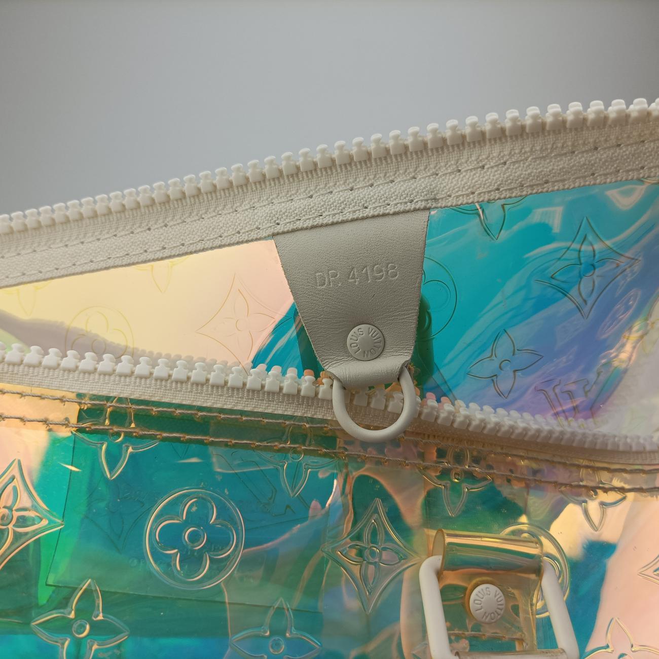 Pre-owned Louis Vuitton Keepall Bandouliere 50 aurora Monogram Prism M53271 shoulderbag | stylenewstar