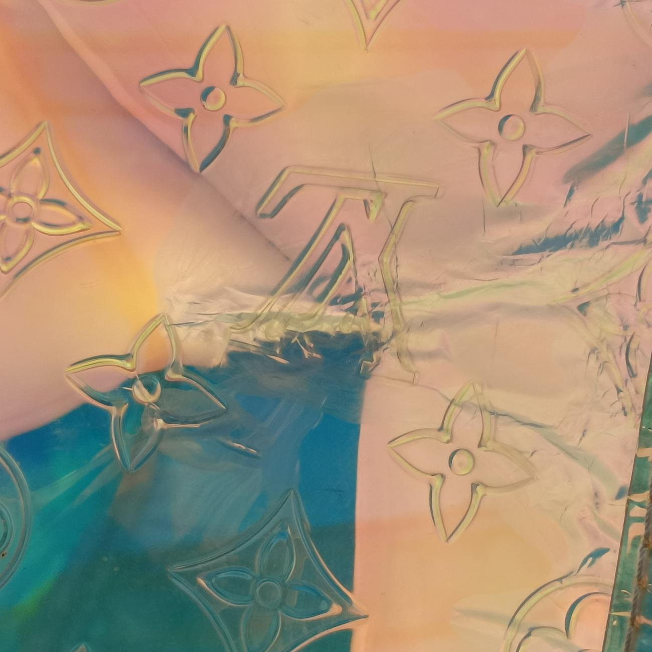 Pre-owned Louis Vuitton Keepall Bandouliere 50 aurora Monogram Prism M53271 shoulderbag | stylenewstar