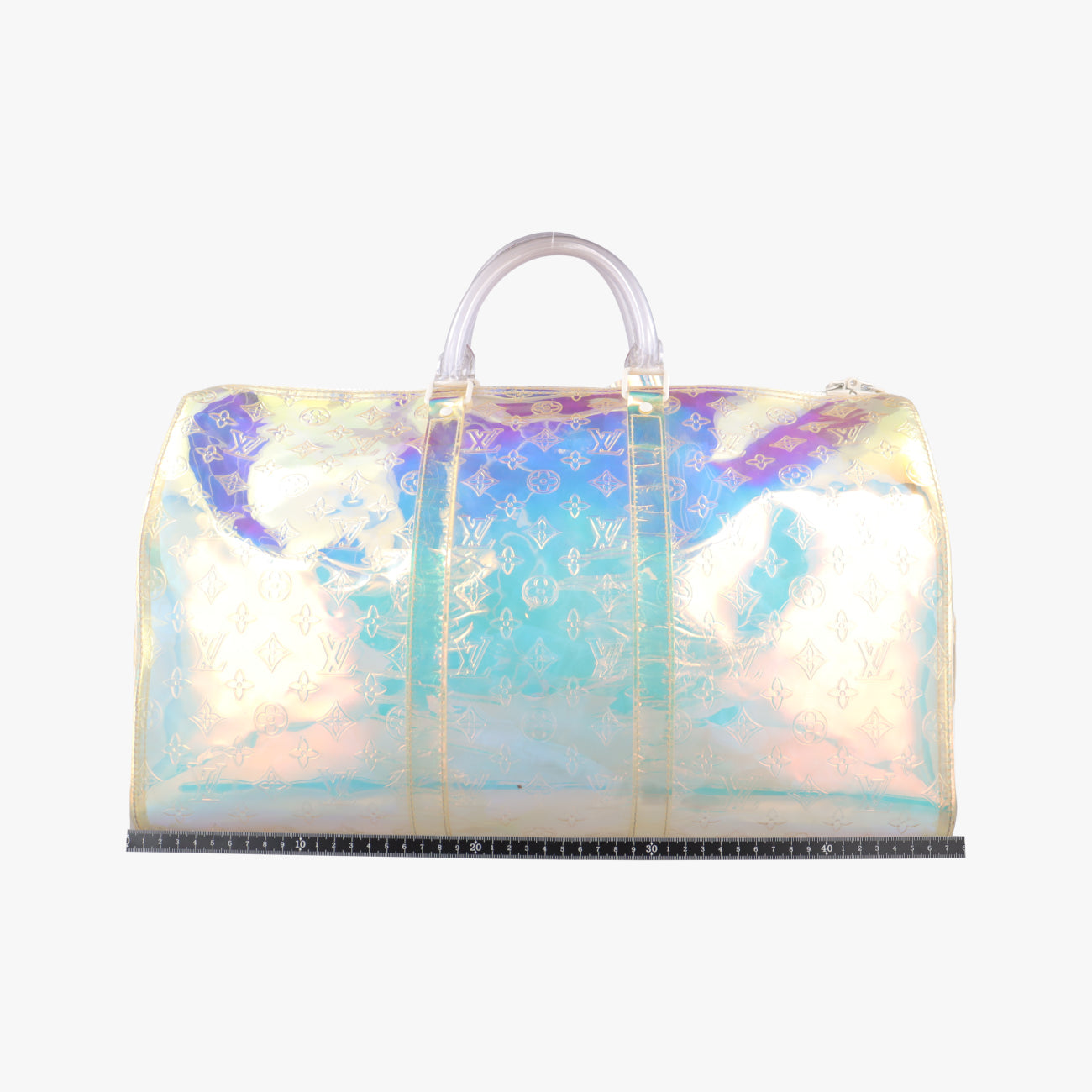 Pre-owned Louis Vuitton Keepall Bandouliere 50 aurora Monogram Prism M53271 shoulderbag | stylenewstar