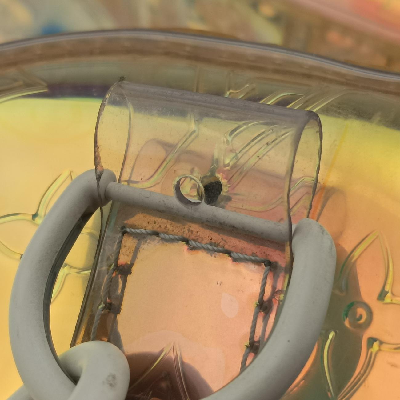 Pre-owned Louis Vuitton Keepall Bandouliere 50 aurora Monogram Prism M53271 shoulderbag | stylenewstar