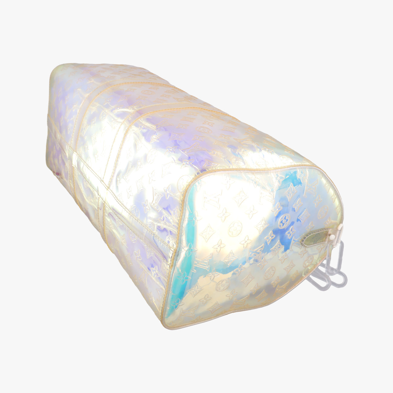 Pre-owned Louis Vuitton Keepall Bandouliere 50 aurora Monogram Prism M53271 shoulderbag | stylenewstar