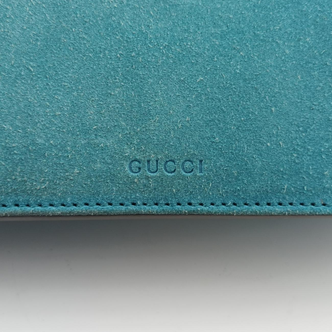 Pre-owned Gucci Dionysus Blue×Multicolour Suede 400249 shoulderbag | stylenewstar