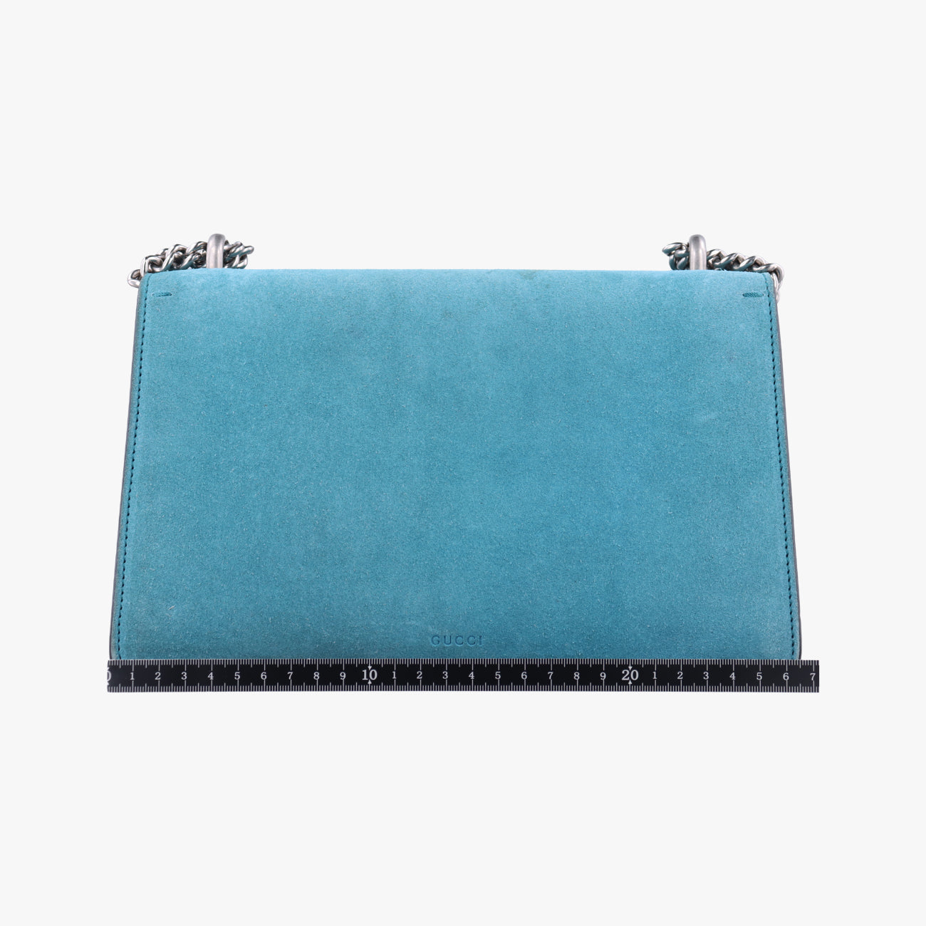 Pre-owned Gucci Dionysus Blue×Multicolour Suede 400249 shoulderbag | stylenewstar