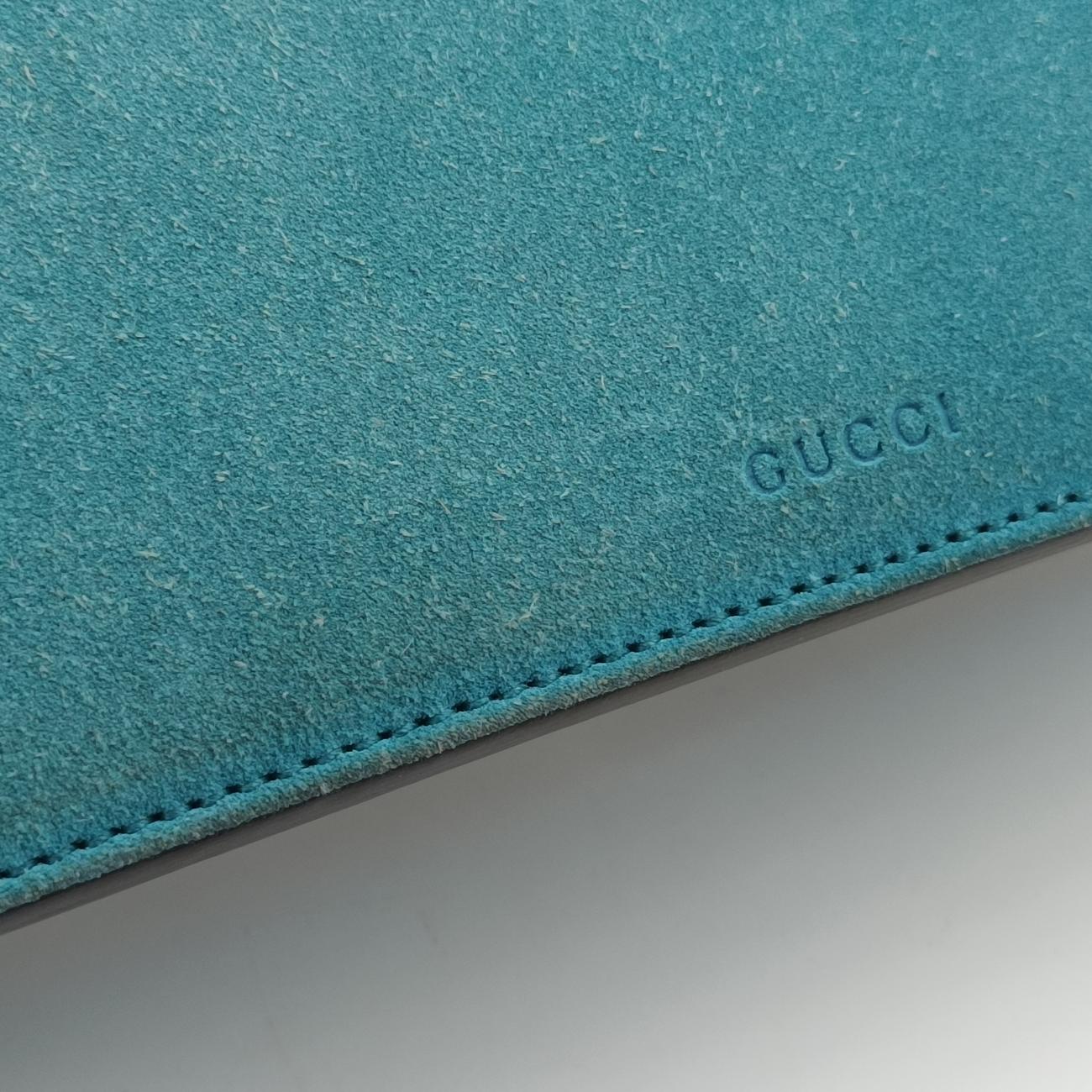 Pre-owned Gucci Dionysus Blue×Multicolour Suede 400249 shoulderbag | stylenewstar