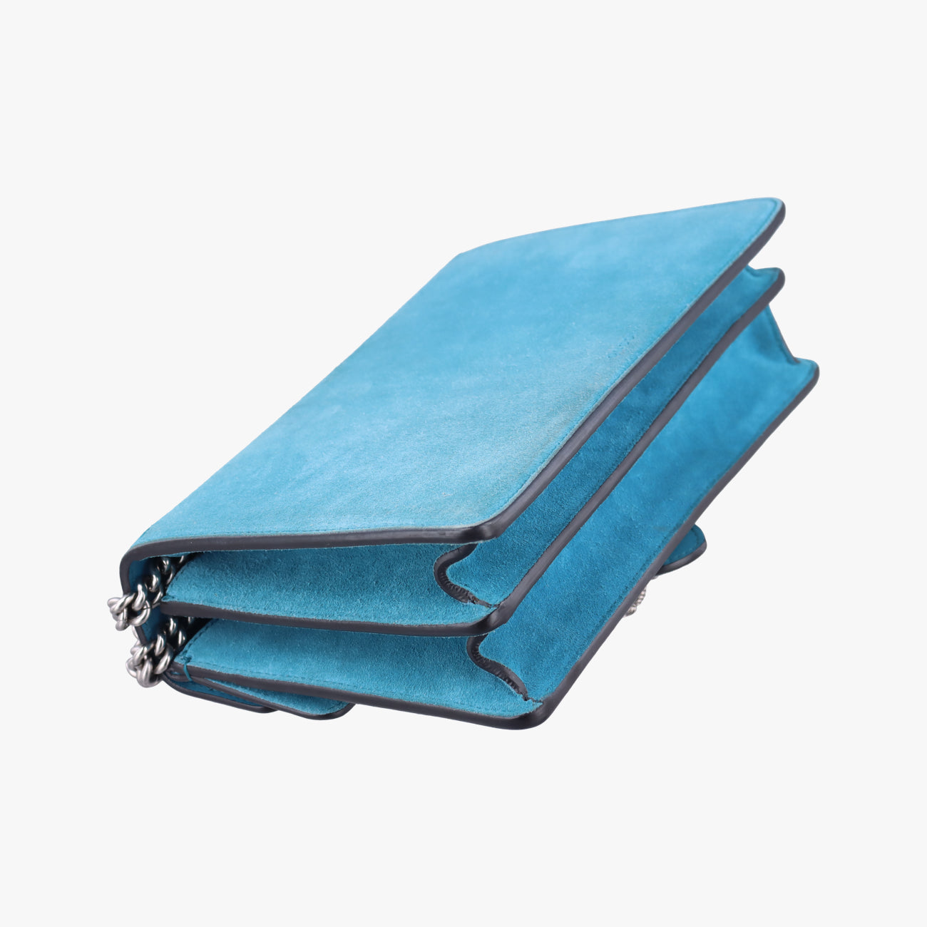 Pre-owned Gucci Dionysus Blue×Multicolour Suede 400249 shoulderbag | stylenewstar