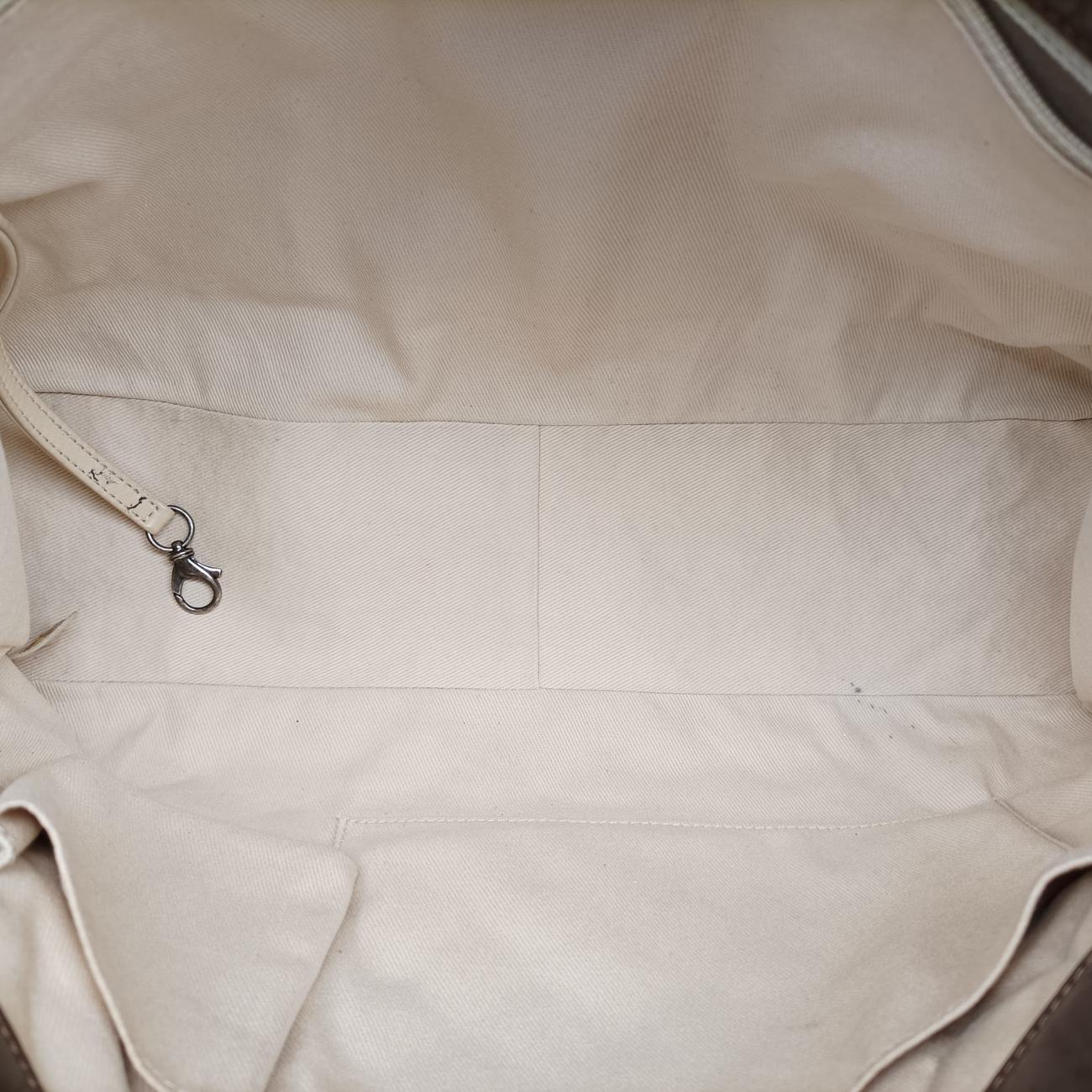 Vintage Chanel 2.55 Shopper tote Gold Brown Leather A50976 shoulderbag | stylenewstar