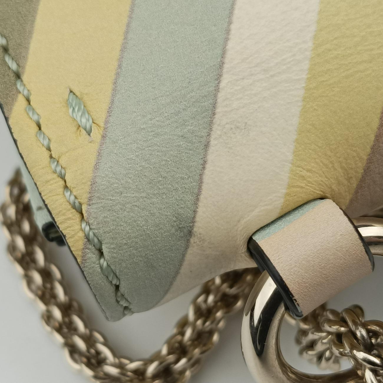 Pre-owned Valentino Rockstud Glam Lock Multicolour Leather  shoulderbag | stylenewstar