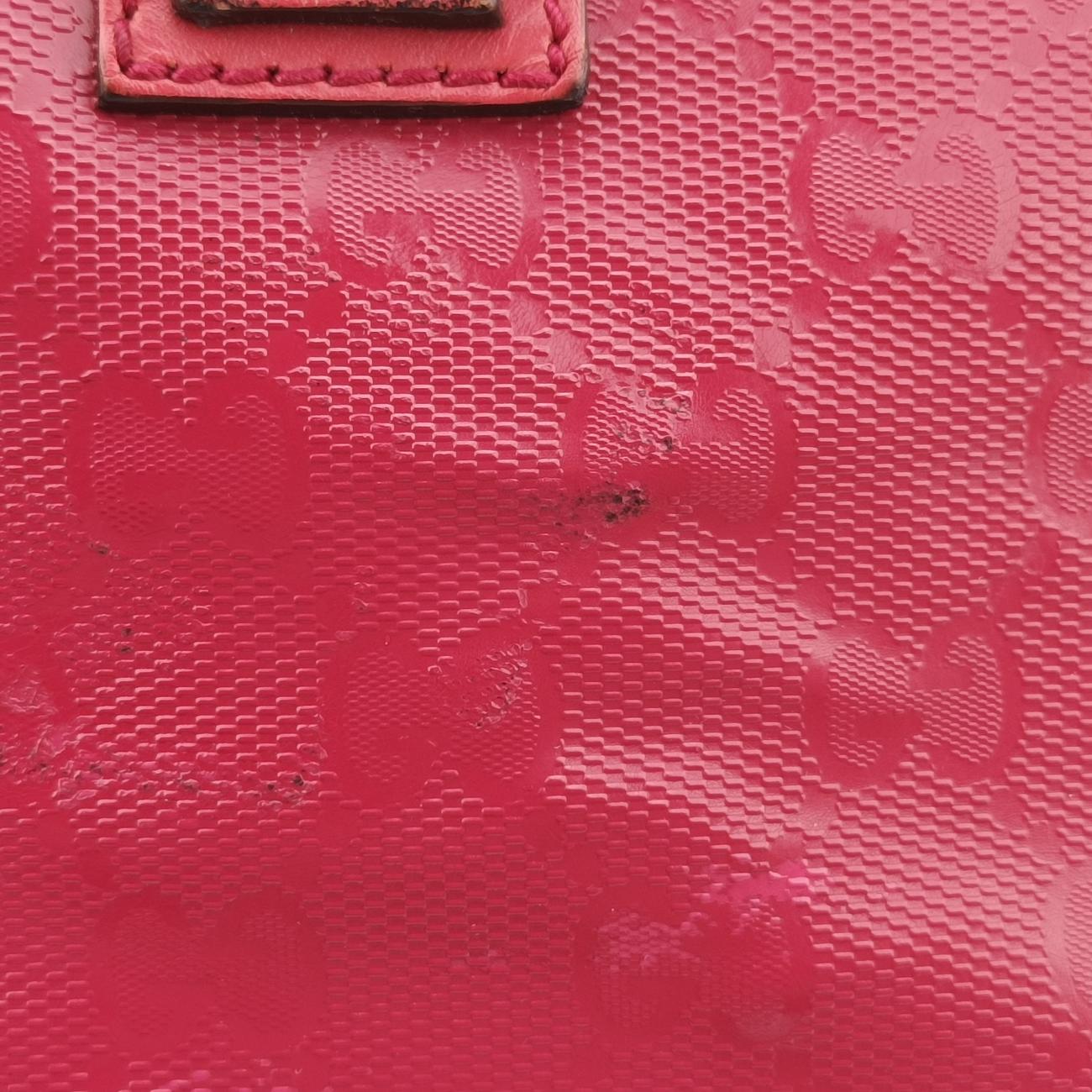 Pre-owned Gucci GG Imprime Red Leather 211138 shoulderbag | stylenewstar