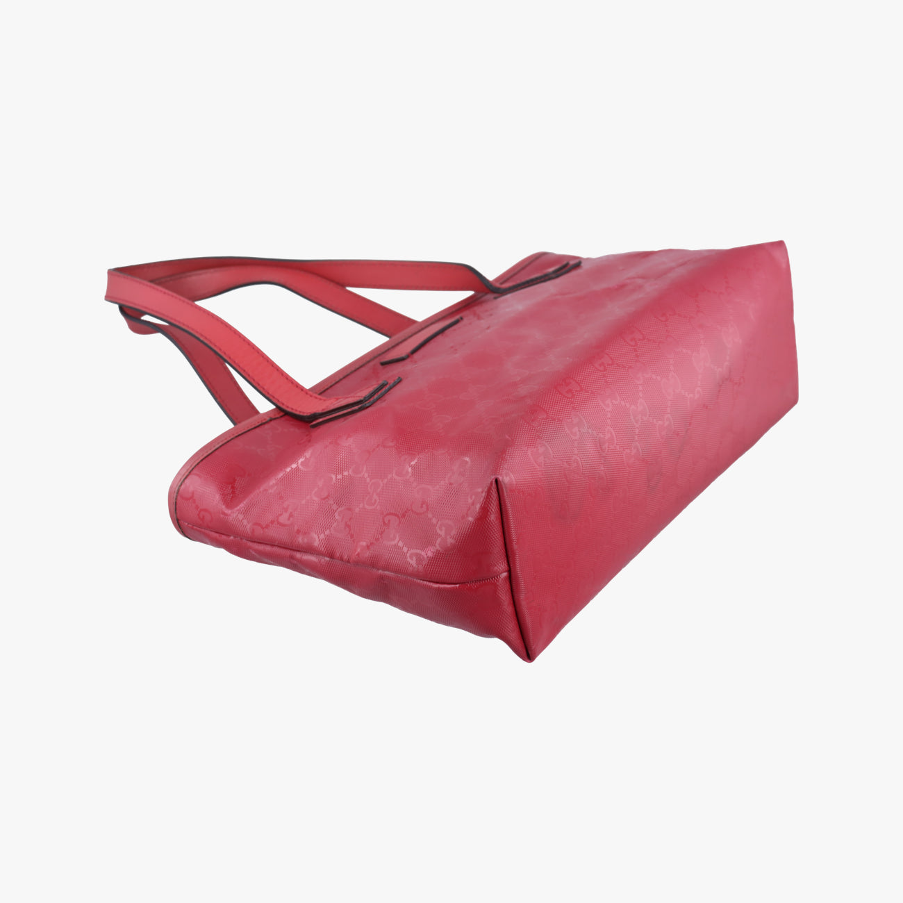 Pre-owned Gucci GG Imprime Red Leather 211138 shoulderbag | stylenewstar