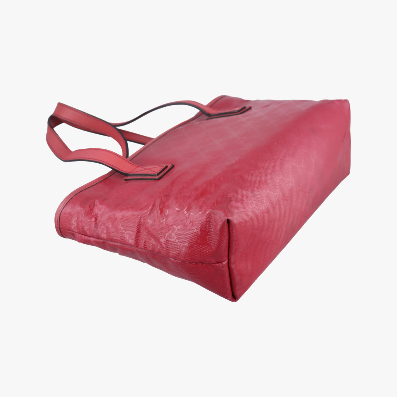 Pre-owned Gucci GG Imprime Red Leather 211138 shoulderbag | stylenewstar