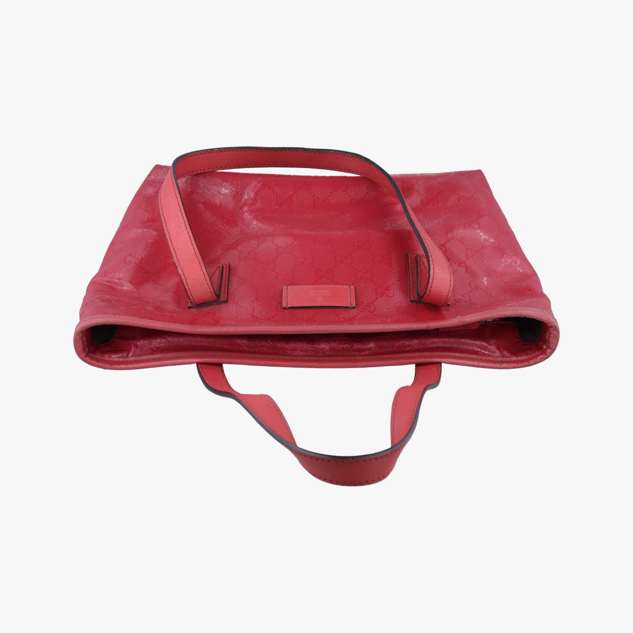 Pre-owned Gucci GG Imprime Red Leather 211138 shoulderbag | stylenewstar