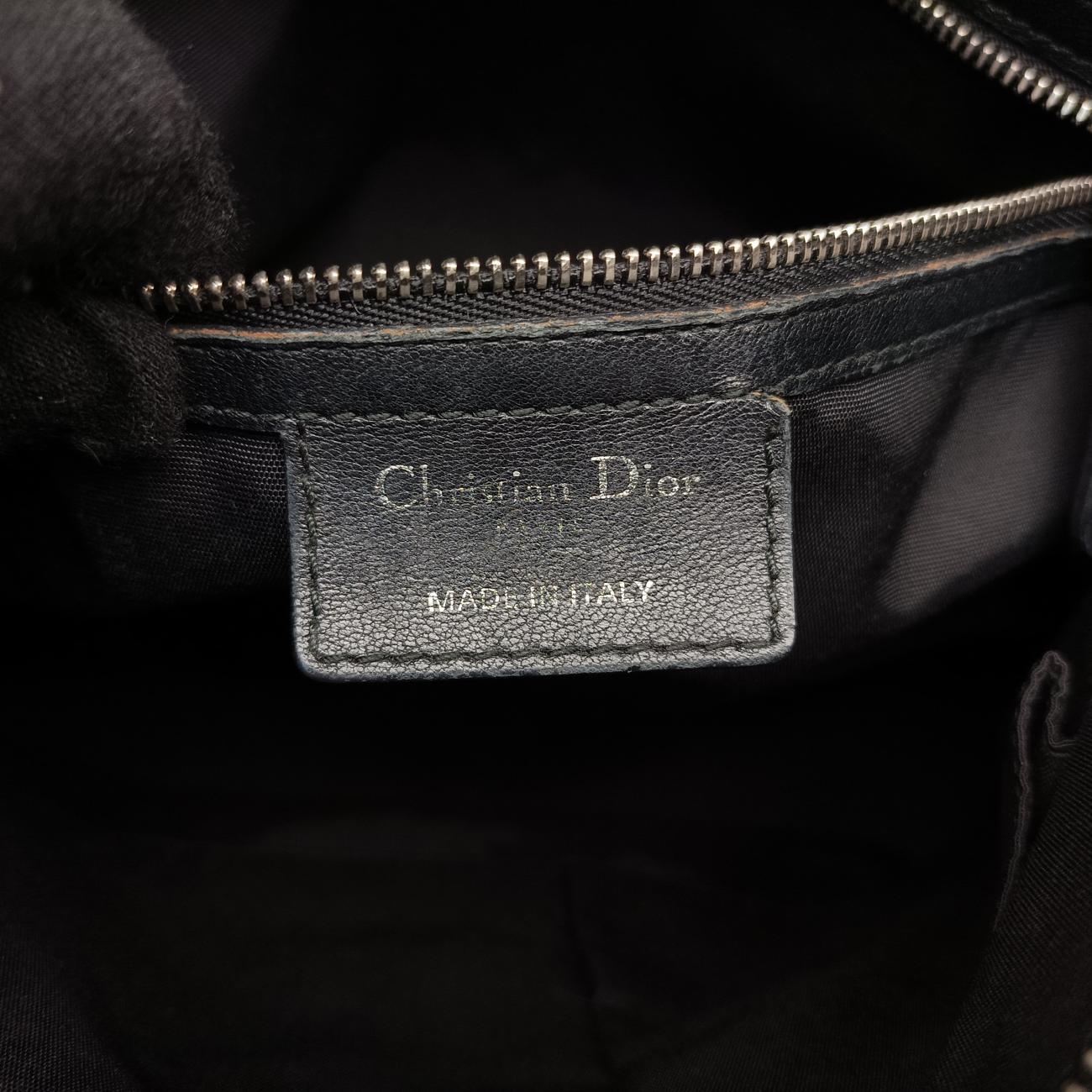 Pre-owned Christian Dior granville Black lambskin  handbag | stylenewstar