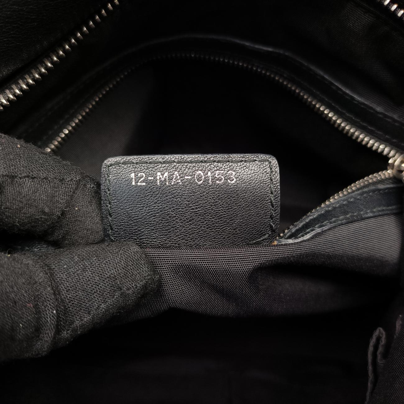 Pre-owned Christian Dior granville Black lambskin  handbag | stylenewstar