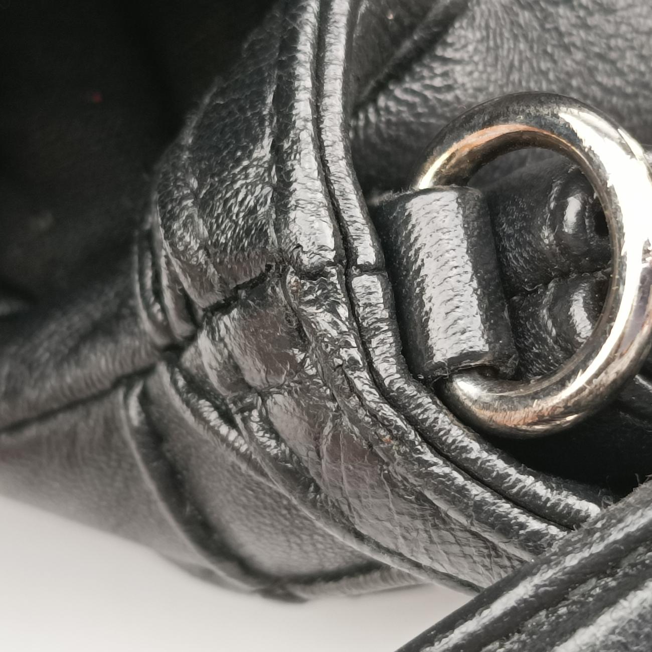 Pre-owned Christian Dior granville Black lambskin  handbag | stylenewstar