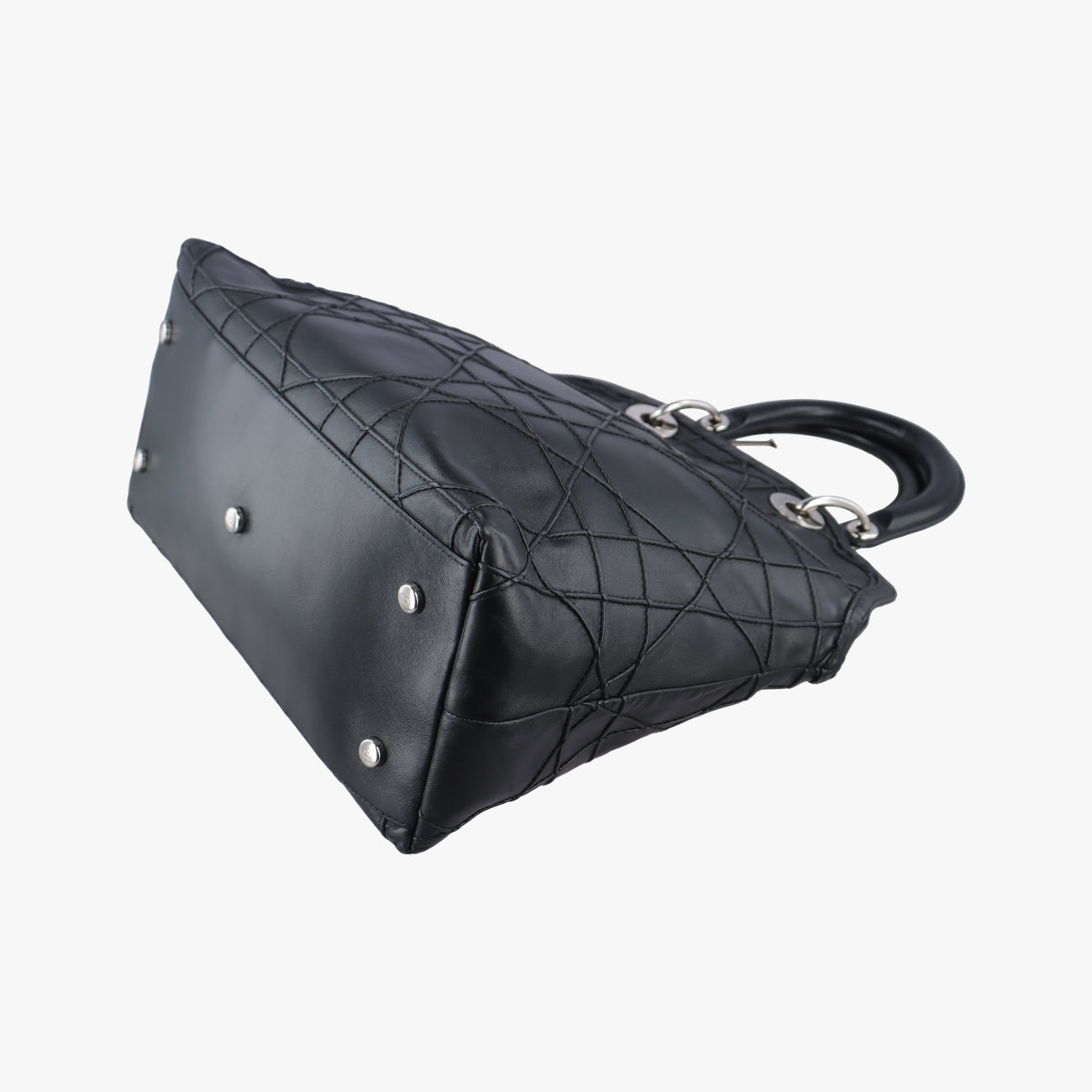 Pre-owned Christian Dior granville Black lambskin  handbag | stylenewstar