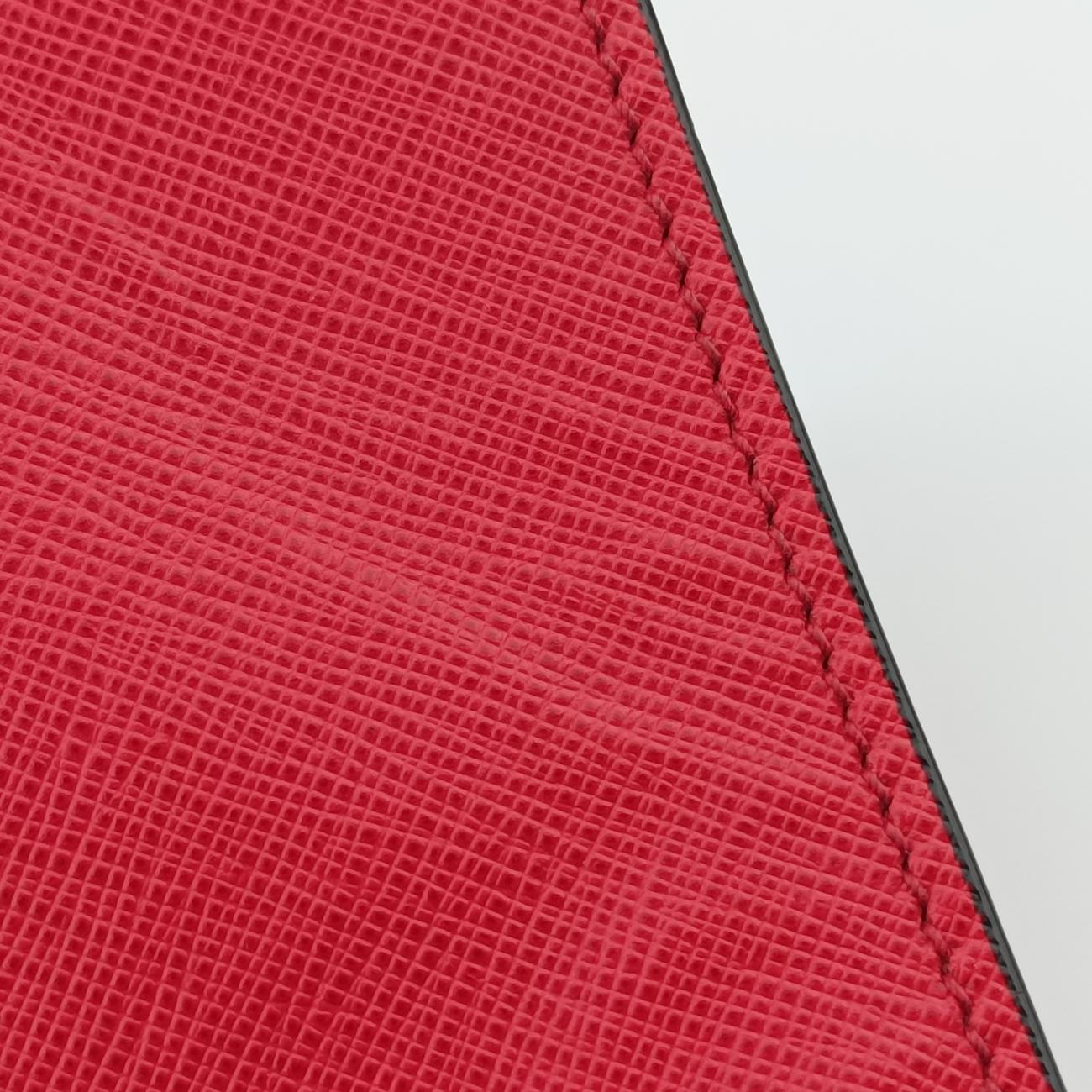 Pre-owned Prada Paradigm Bag Red saffiano leather  shoulderbag | stylenewstar