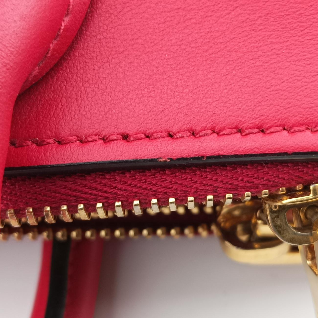 Pre-owned Prada Paradigm Bag Red saffiano leather  shoulderbag | stylenewstar