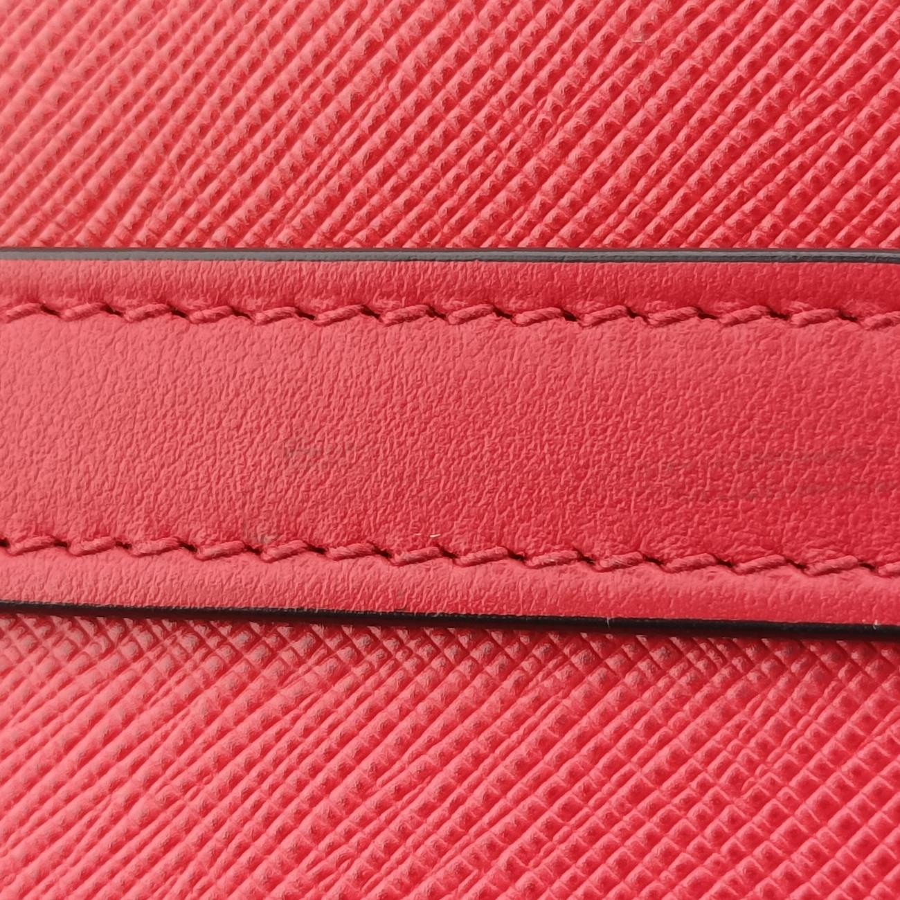 Pre-owned Prada Paradigm Bag Red saffiano leather  shoulderbag | stylenewstar