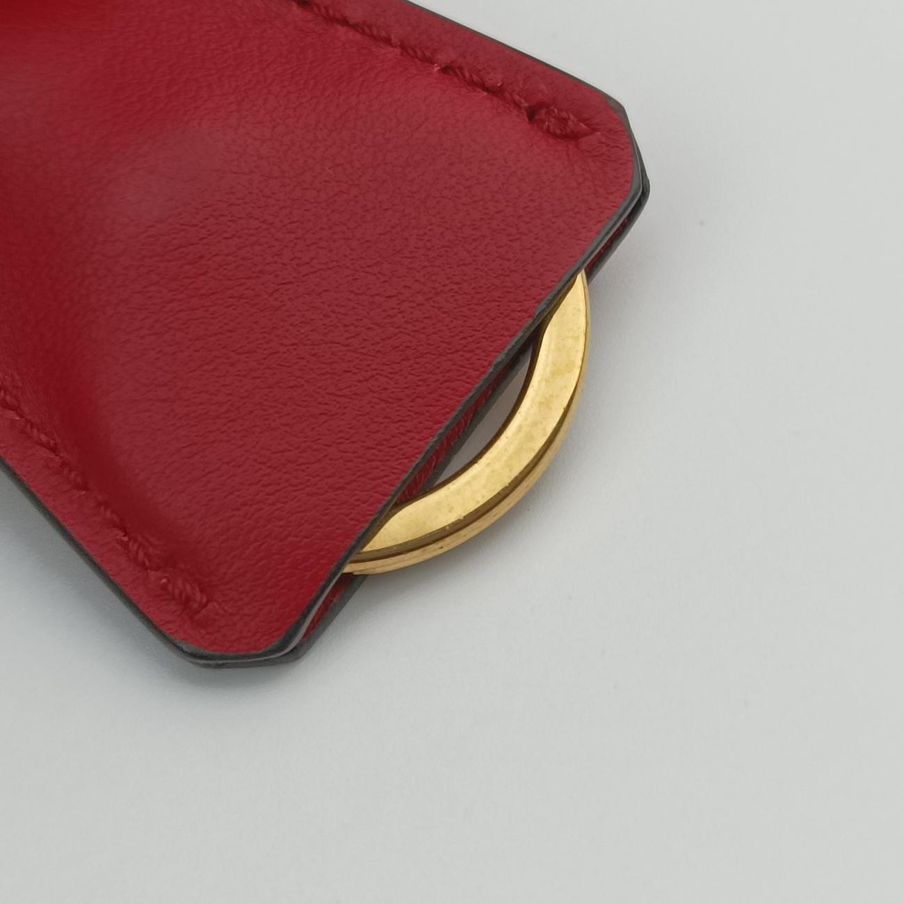 Pre-owned Prada Paradigm Bag Red saffiano leather  shoulderbag | stylenewstar