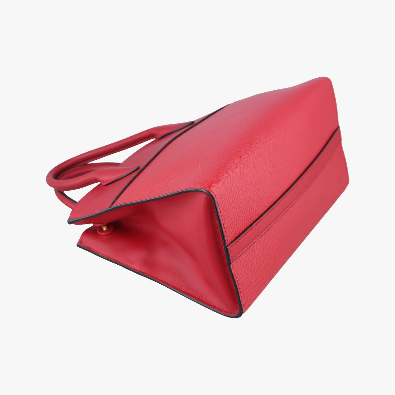 Pre-owned Prada Paradigm Bag Red saffiano leather  shoulderbag | stylenewstar