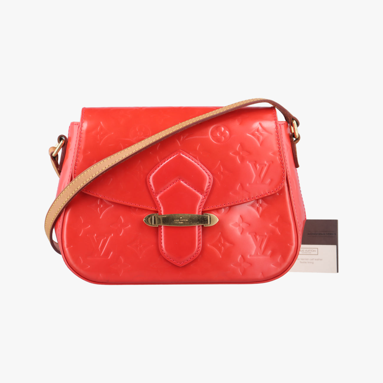 Pre-owned Louis Vuitton Bellflower PM Rouge Vernis M91728 shoulderbag | stylenewstar