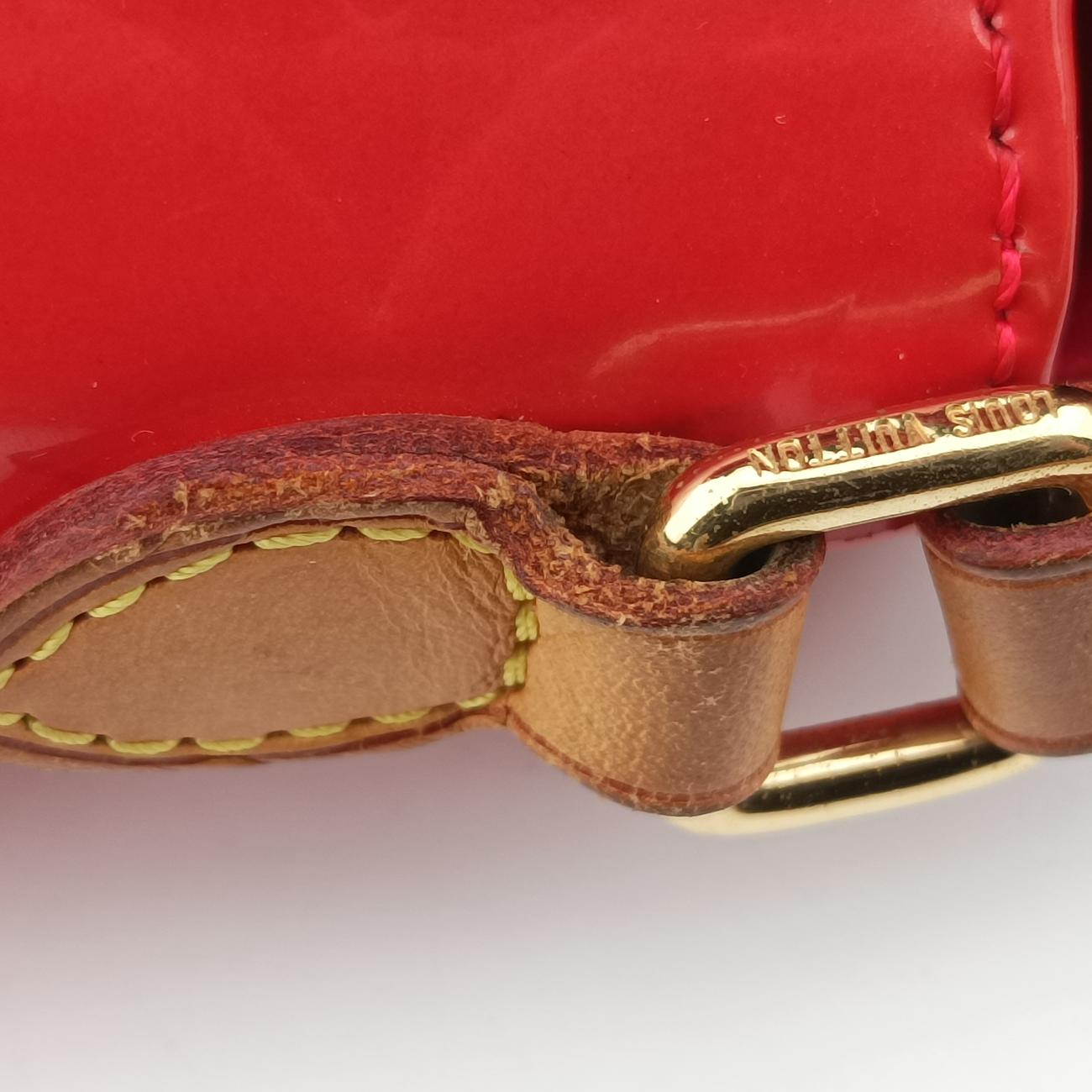 Pre-owned Louis Vuitton Bellflower PM Rouge Vernis M91728 shoulderbag | stylenewstar