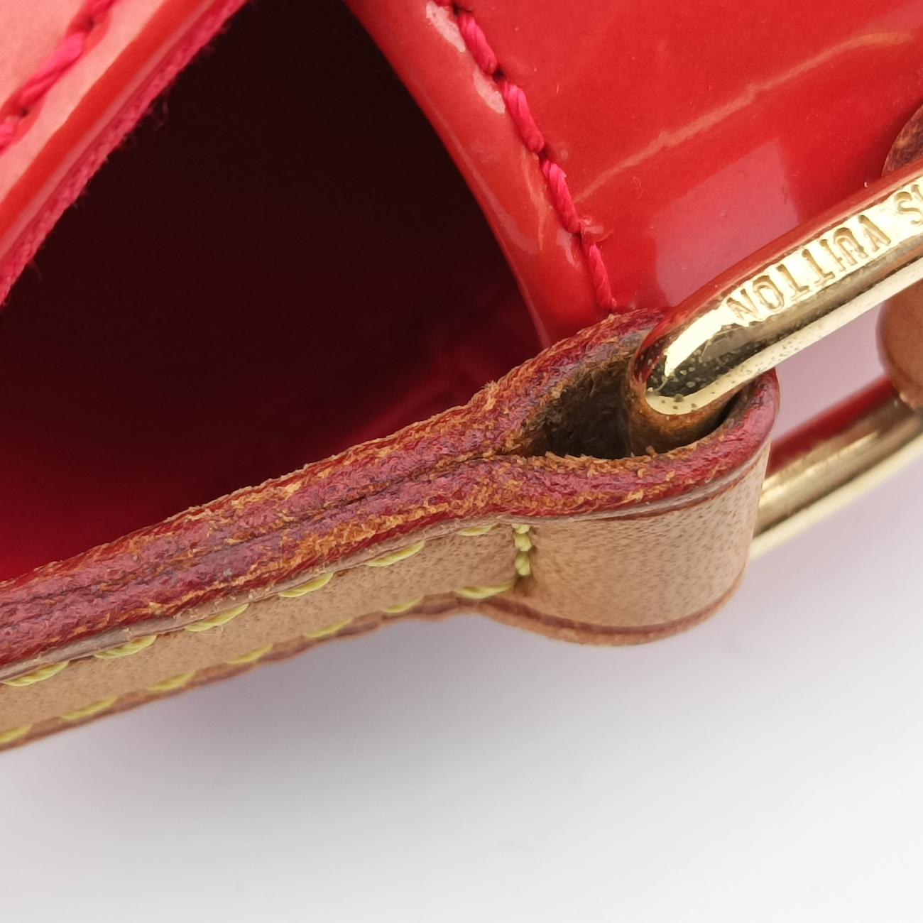 Pre-owned Louis Vuitton Bellflower PM Rouge Vernis M91728 shoulderbag | stylenewstar