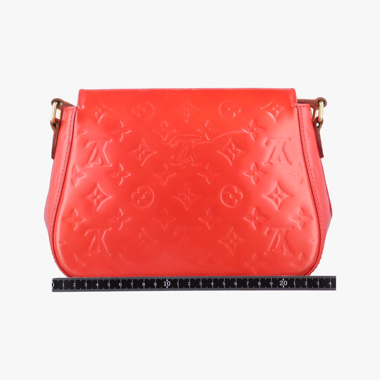 Pre-owned Louis Vuitton Bellflower PM Rouge Vernis M91728 shoulderbag | stylenewstar