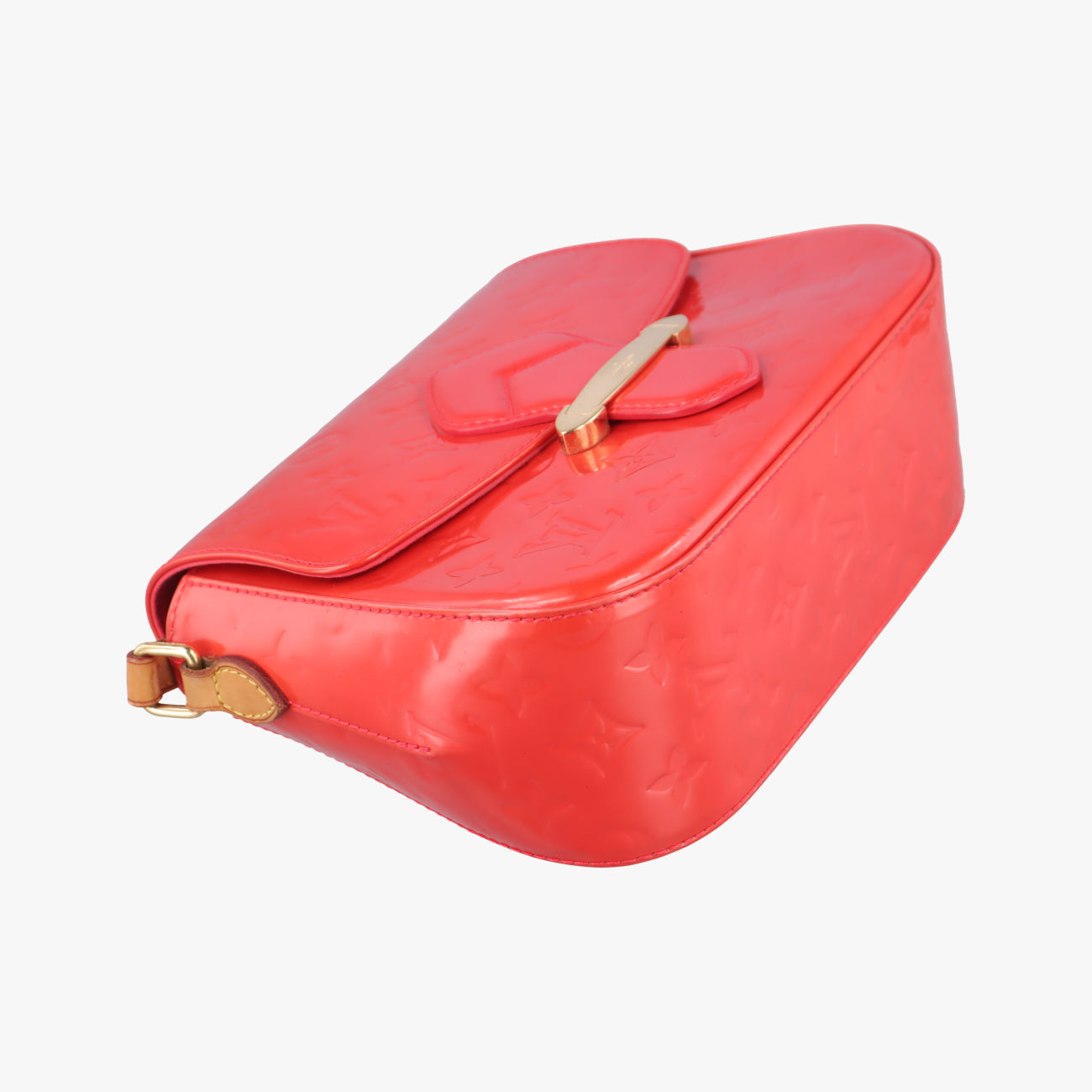 Pre-owned Louis Vuitton Bellflower PM Rouge Vernis M91728 shoulderbag | stylenewstar