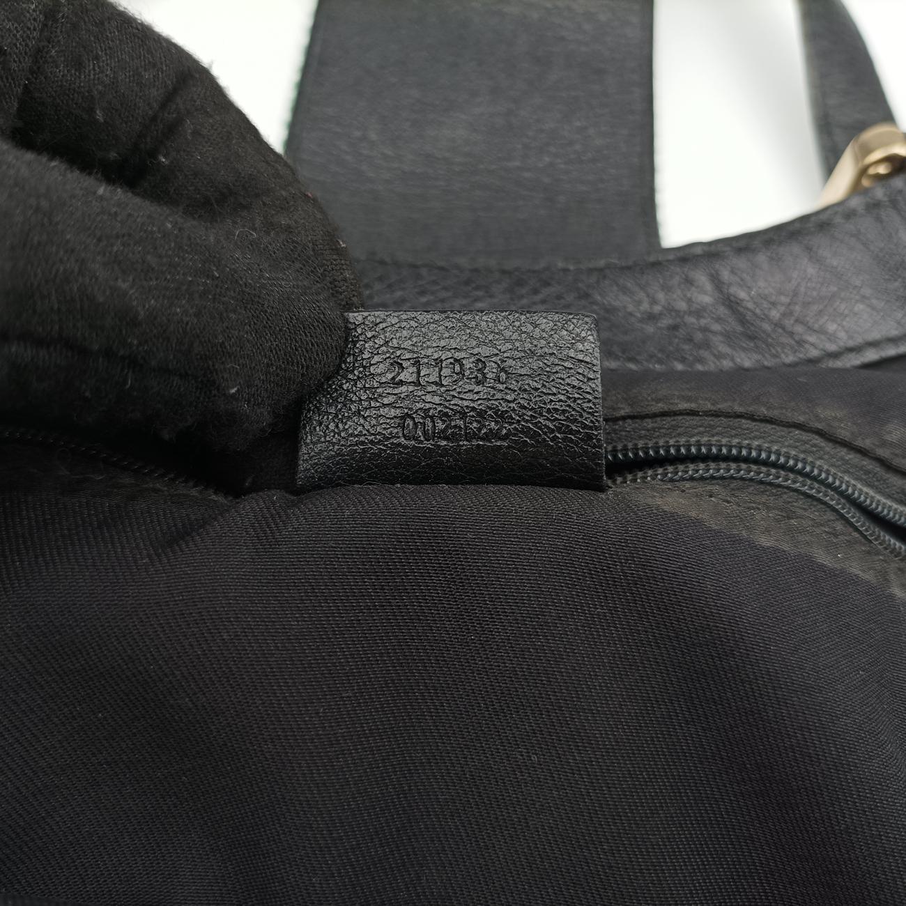 Pre-owned Gucci GG canvas Black x Red x Green canvas 211936 handbag | stylenewstar