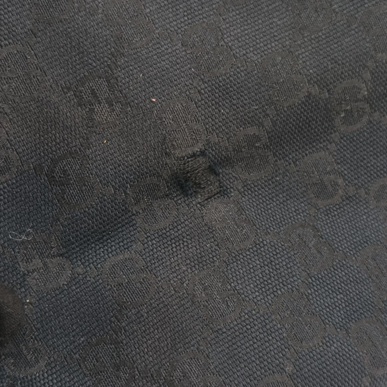 Pre-owned Gucci GG canvas Black x Red x Green canvas 211936 handbag | stylenewstar