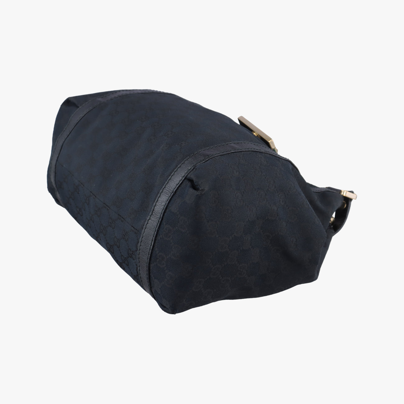 Pre-owned Gucci GG canvas Black x Red x Green canvas 211936 handbag | stylenewstar