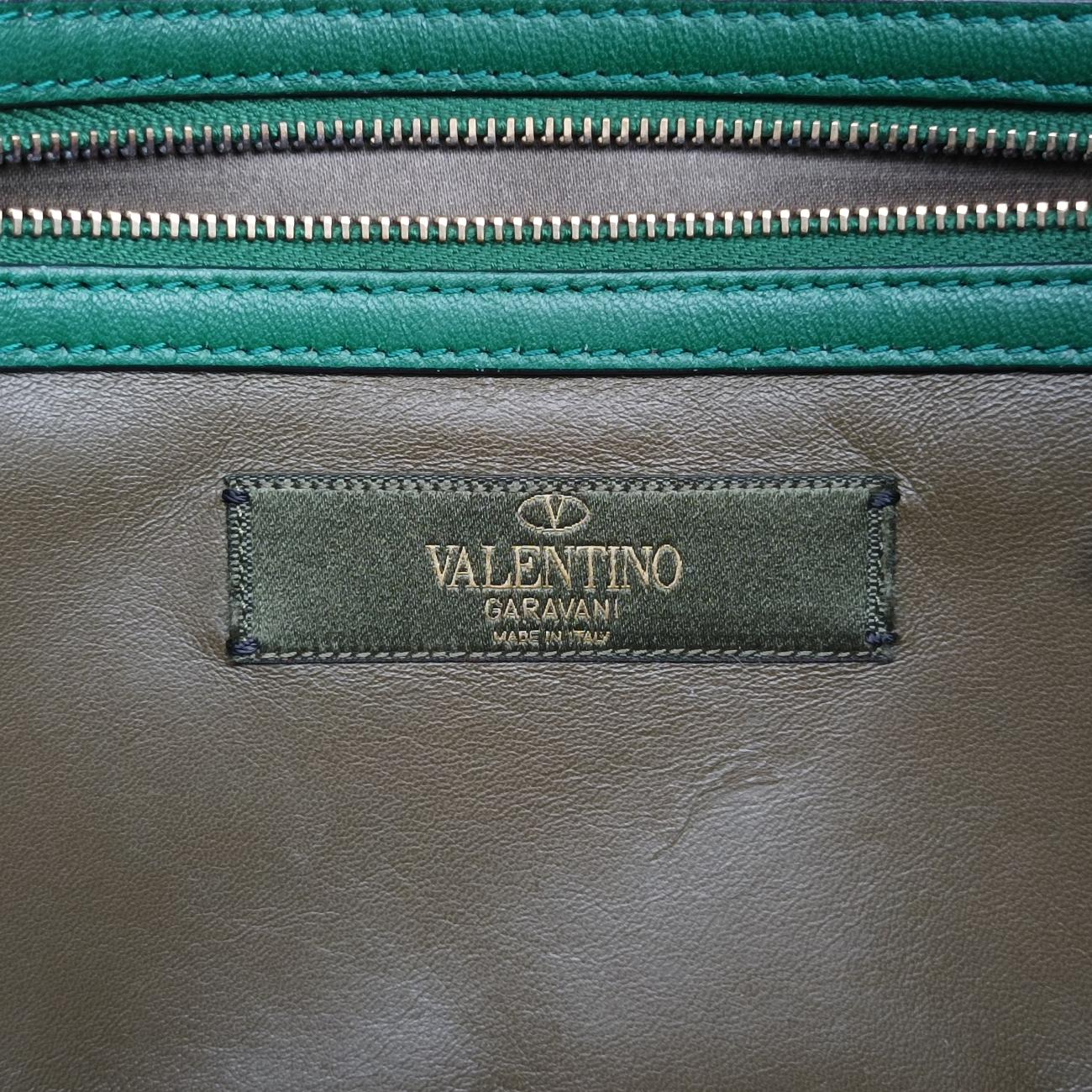 Pre-owned Valentino Rockstud Glam Lock Multicolour leather  shoulderbag | stylenewstar