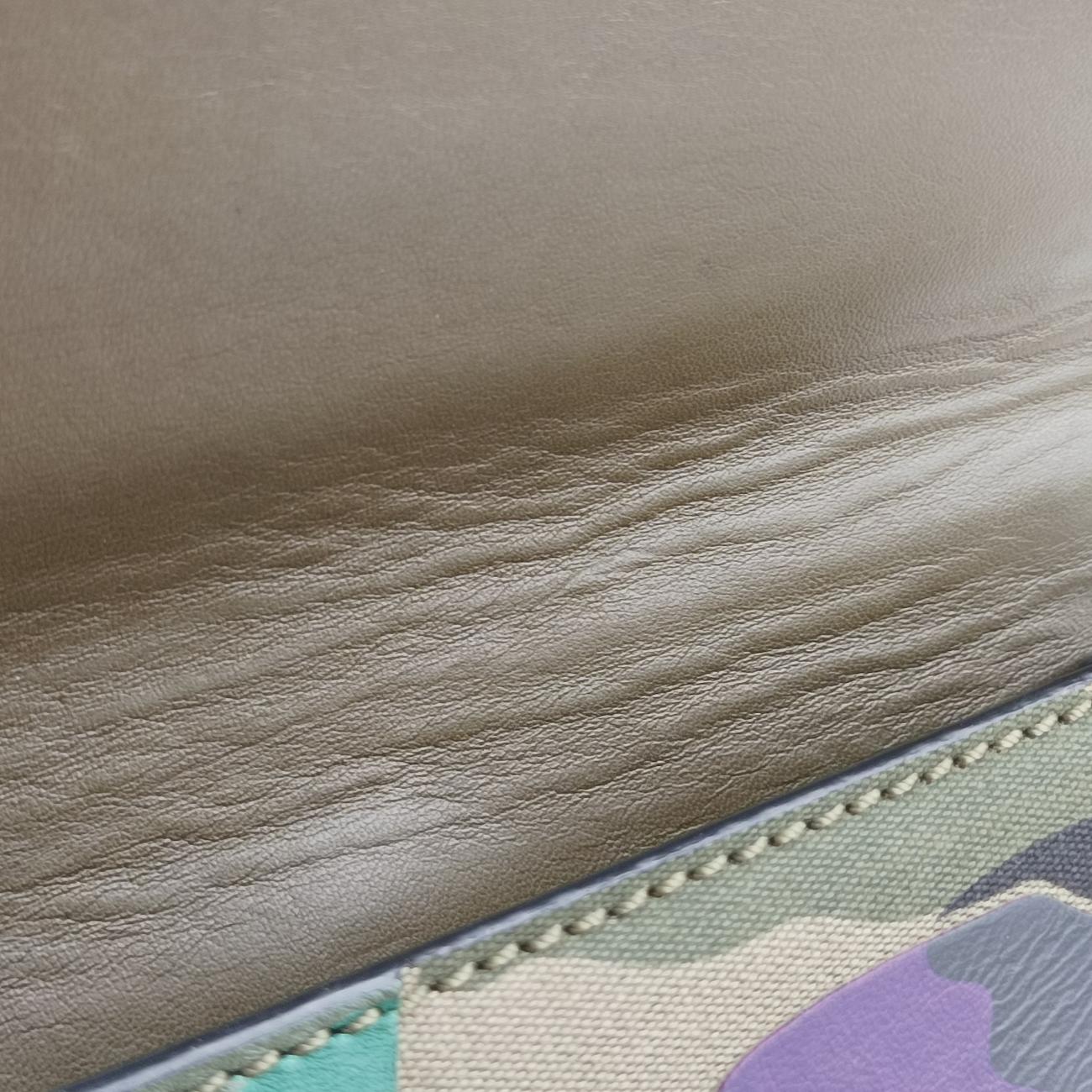 Pre-owned Valentino Rockstud Glam Lock Multicolour leather  shoulderbag | stylenewstar