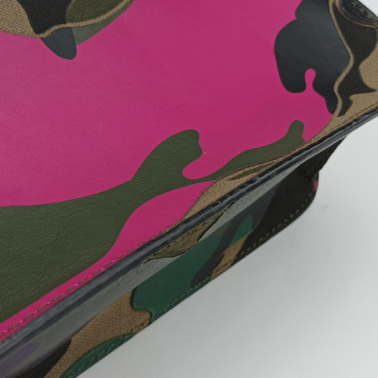 Pre-owned Valentino Rockstud Glam Lock Multicolour leather  shoulderbag | stylenewstar