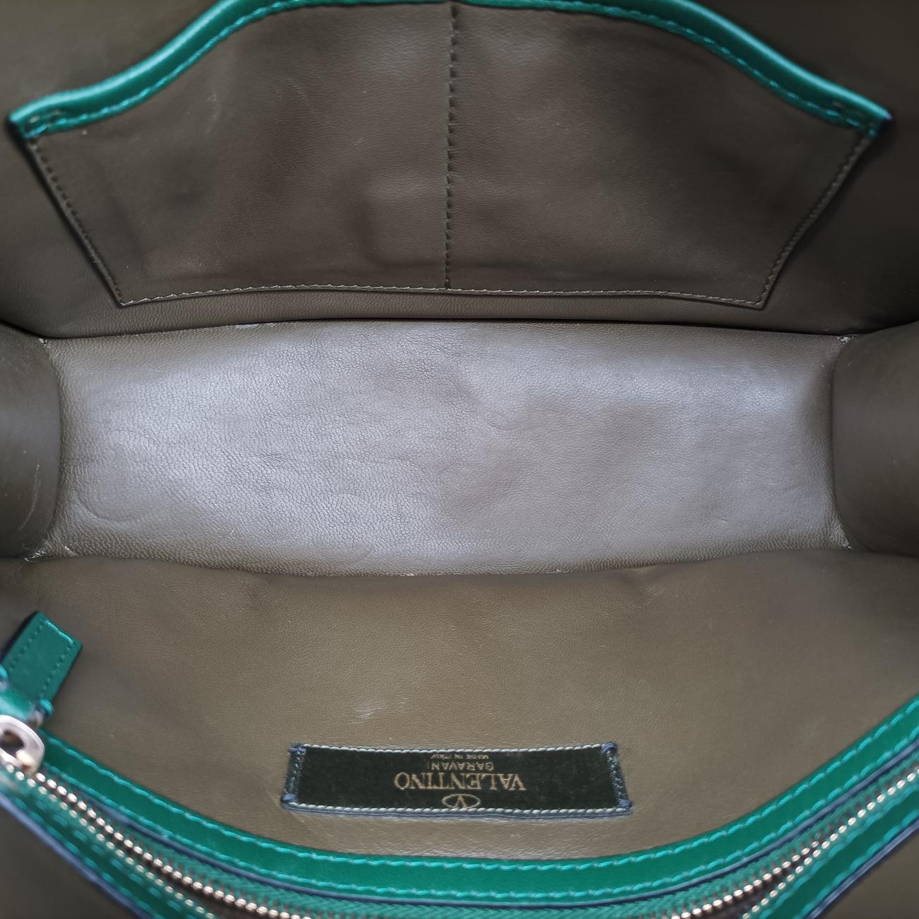 Pre-owned Valentino Rockstud Glam Lock Multicolour leather  shoulderbag | stylenewstar