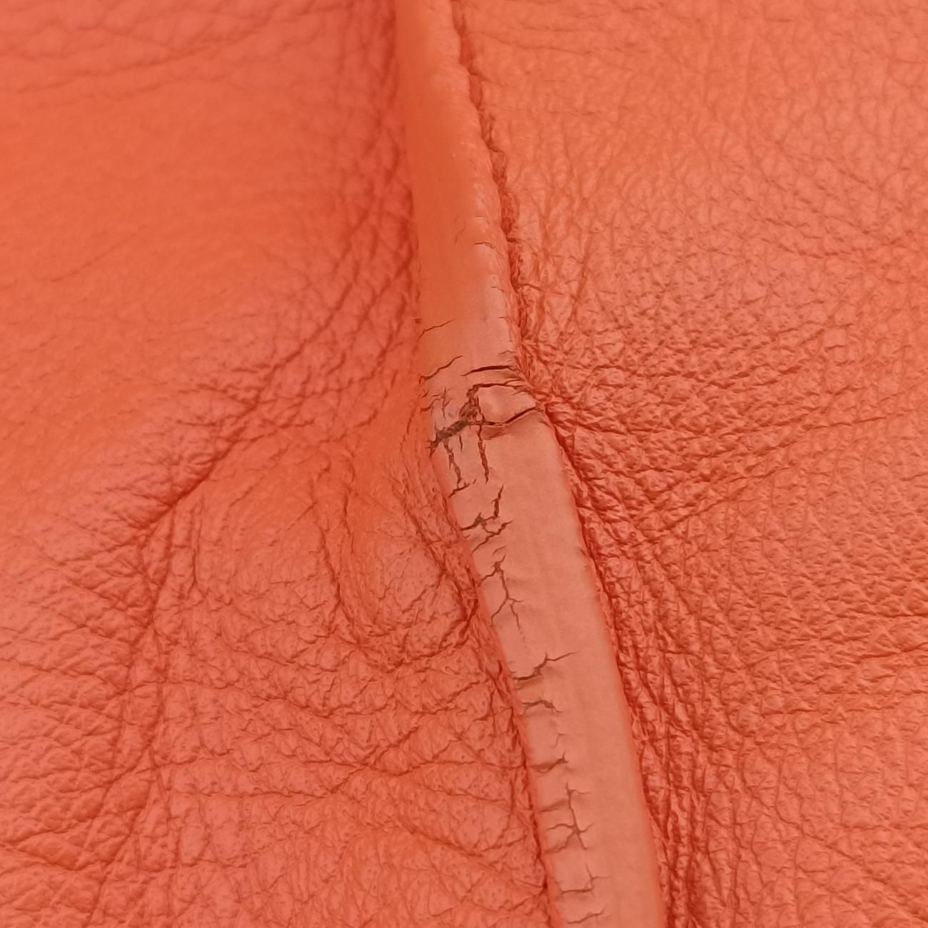 Pre-owned Balenciaga Quilted Papier A4 Tote Orange lambskin  handbag | stylenewstar