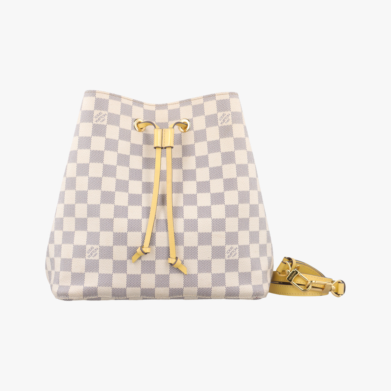 Vintage Louis Vuitton Neverfull Azurx Pineapple Damier Canvas N40151 shoulderbag | stylenewstar