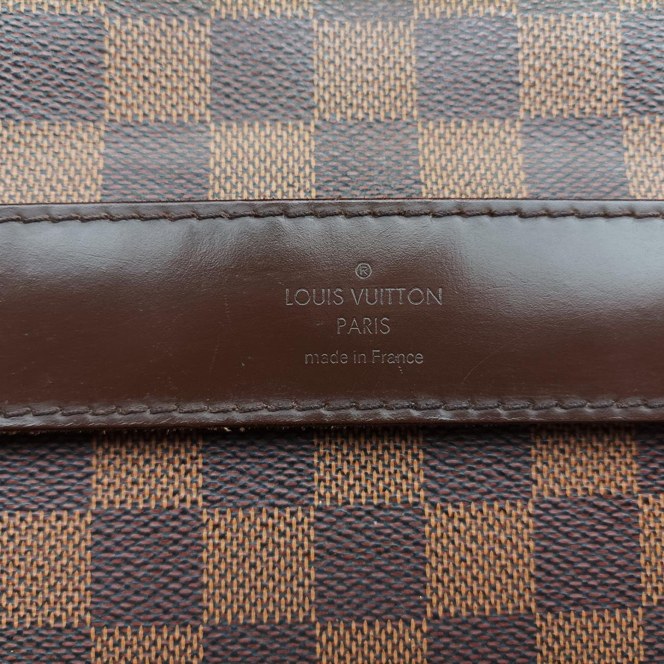 Vintage Louis Vuitton SHELTON MM EBENE Damier Canvas N41149 shoulderbag | stylenewstar