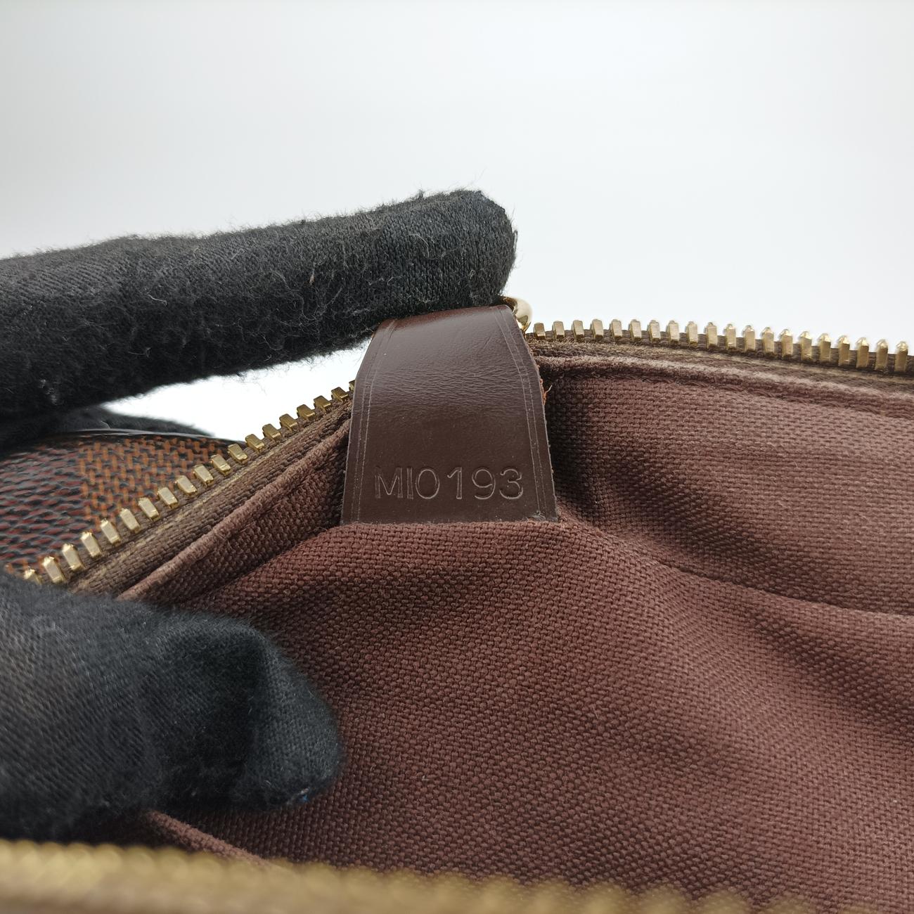 Vintage Louis Vuitton SHELTON MM EBENE Damier Canvas N41149 shoulderbag | stylenewstar