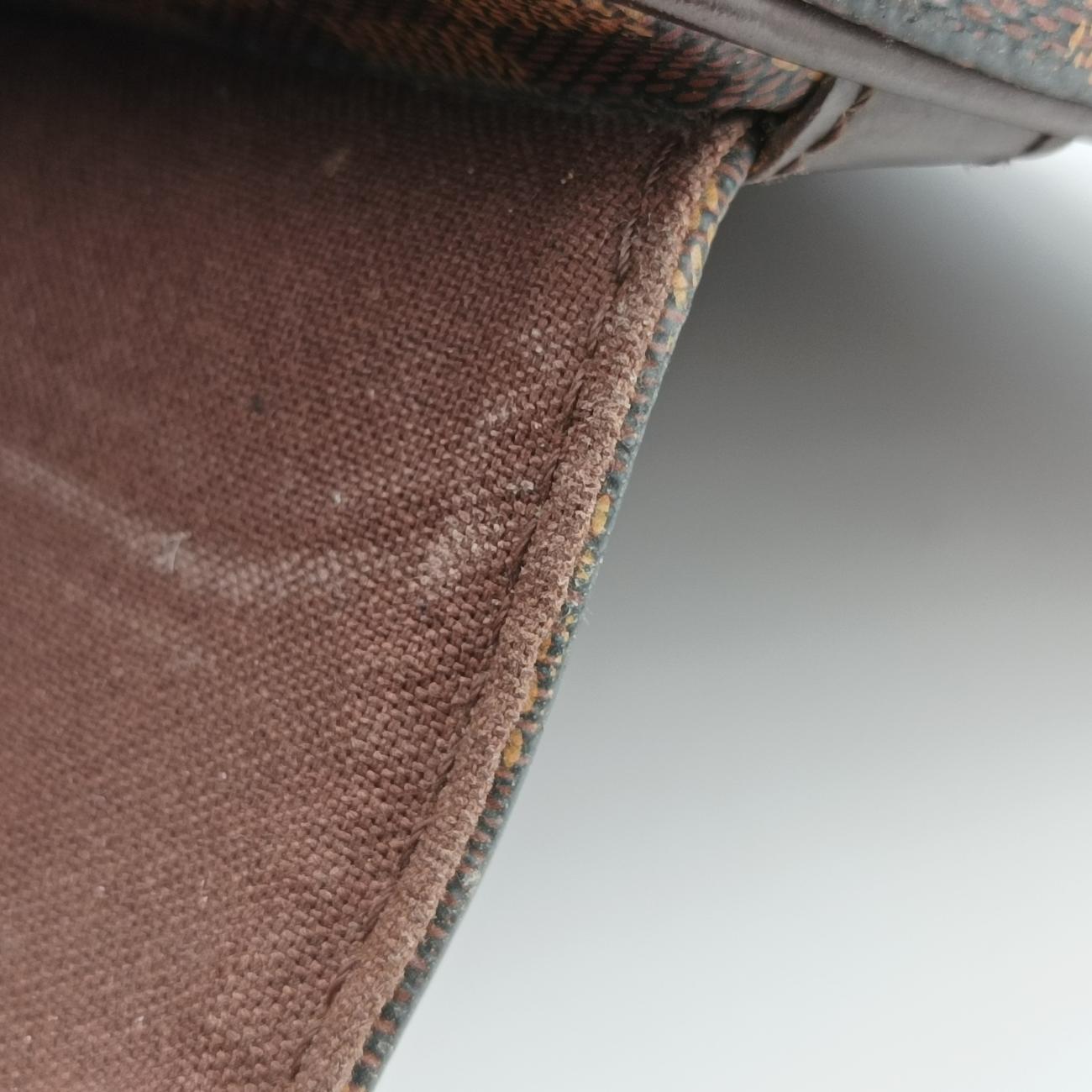 Vintage Louis Vuitton SHELTON MM EBENE Damier Canvas N41149 shoulderbag | stylenewstar