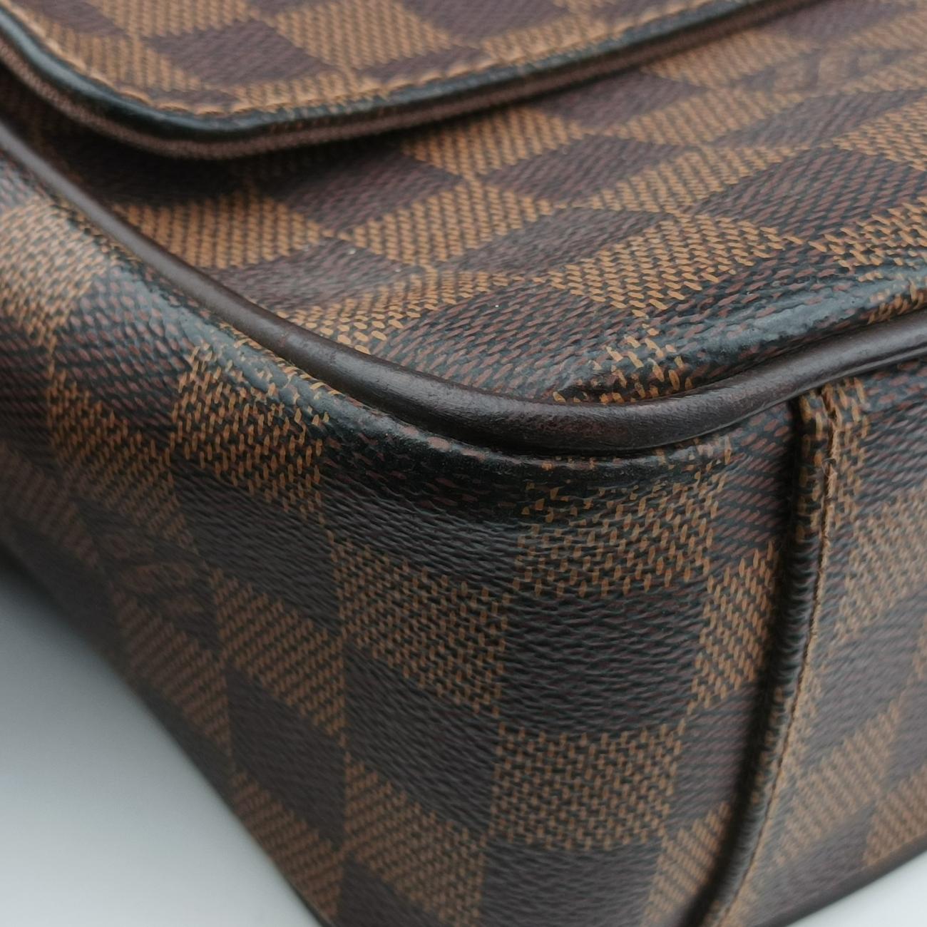 Vintage Louis Vuitton SHELTON MM EBENE Damier Canvas N41149 shoulderbag | stylenewstar