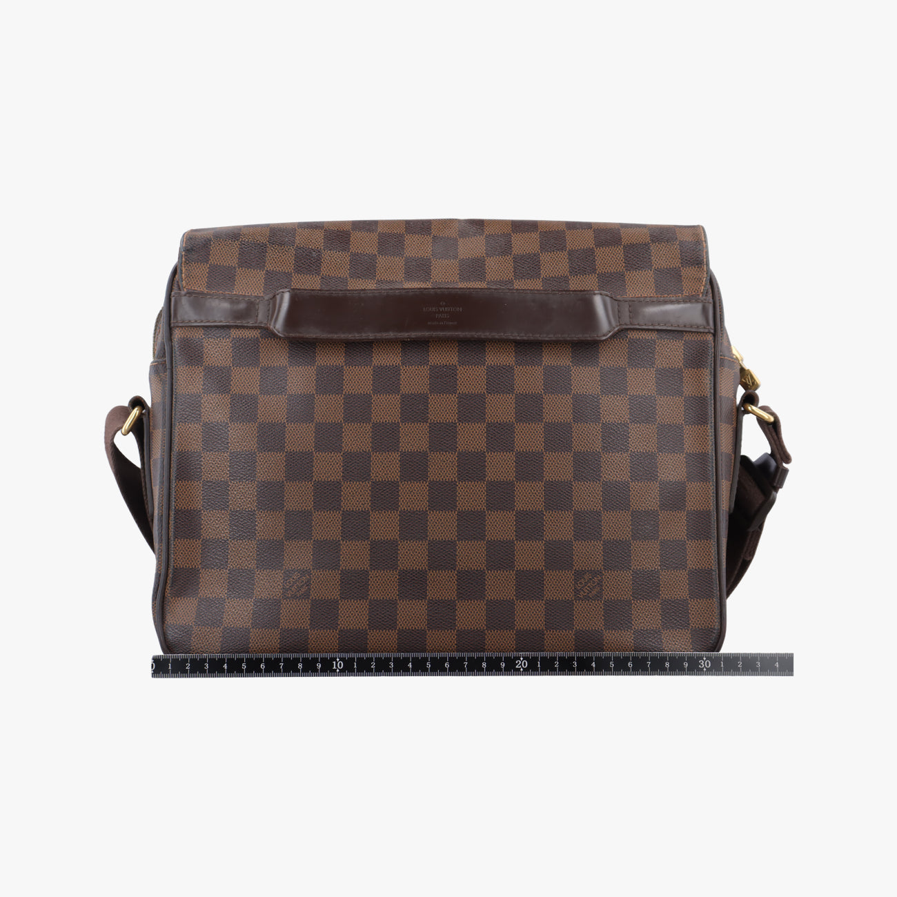 Vintage Louis Vuitton SHELTON MM EBENE Damier Canvas N41149 shoulderbag | stylenewstar