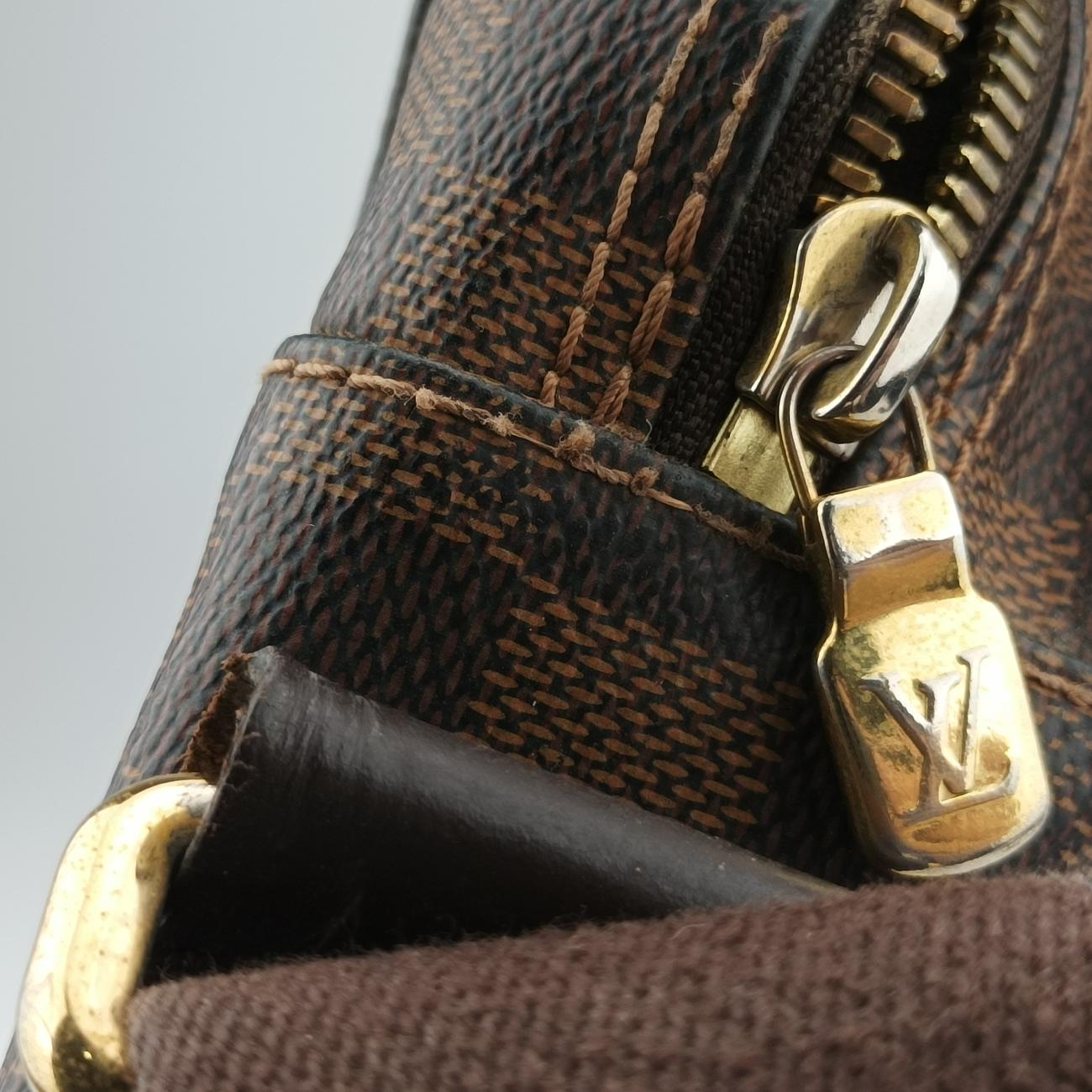 Vintage Louis Vuitton SHELTON MM EBENE Damier Canvas N41149 shoulderbag | stylenewstar