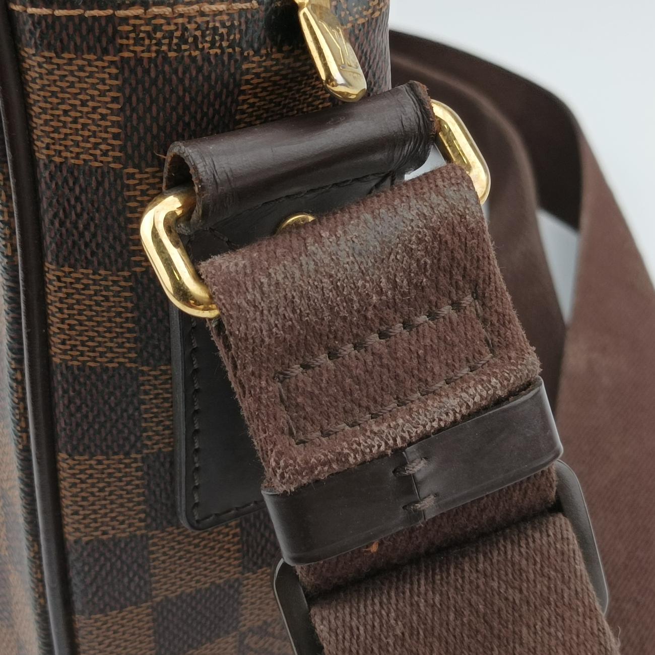 Vintage Louis Vuitton SHELTON MM EBENE Damier Canvas N41149 shoulderbag | stylenewstar