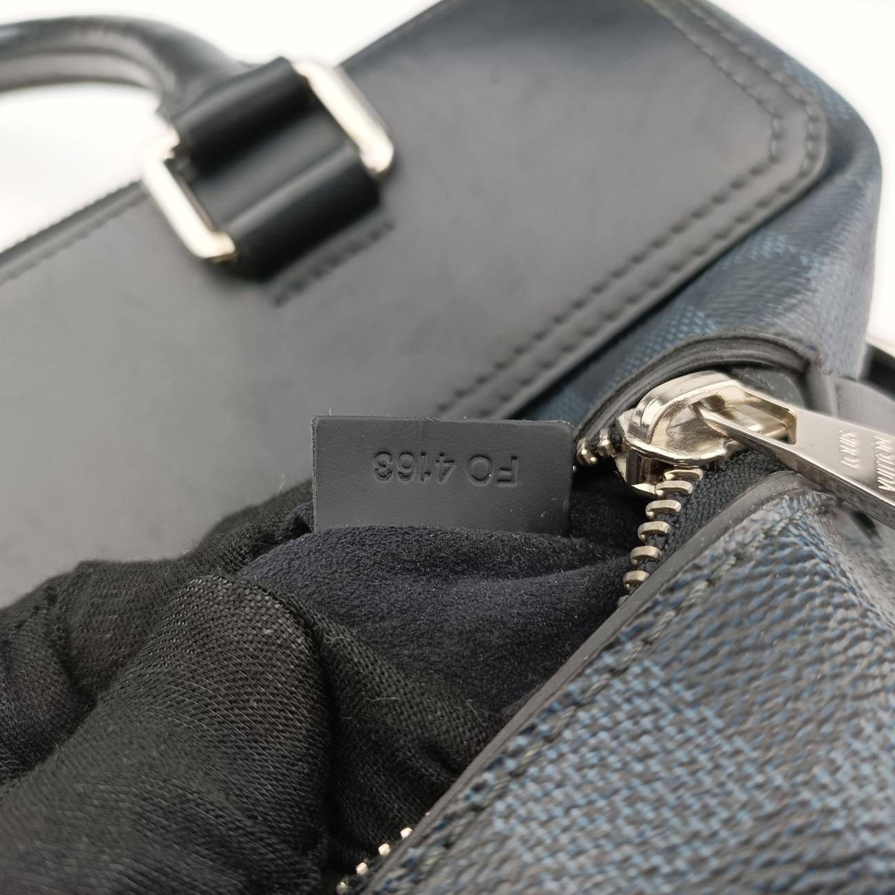 Pre-owned Louis Vuitton Greenwich Noir Damier Cobalt N41351 shoulderbag | stylenewstar